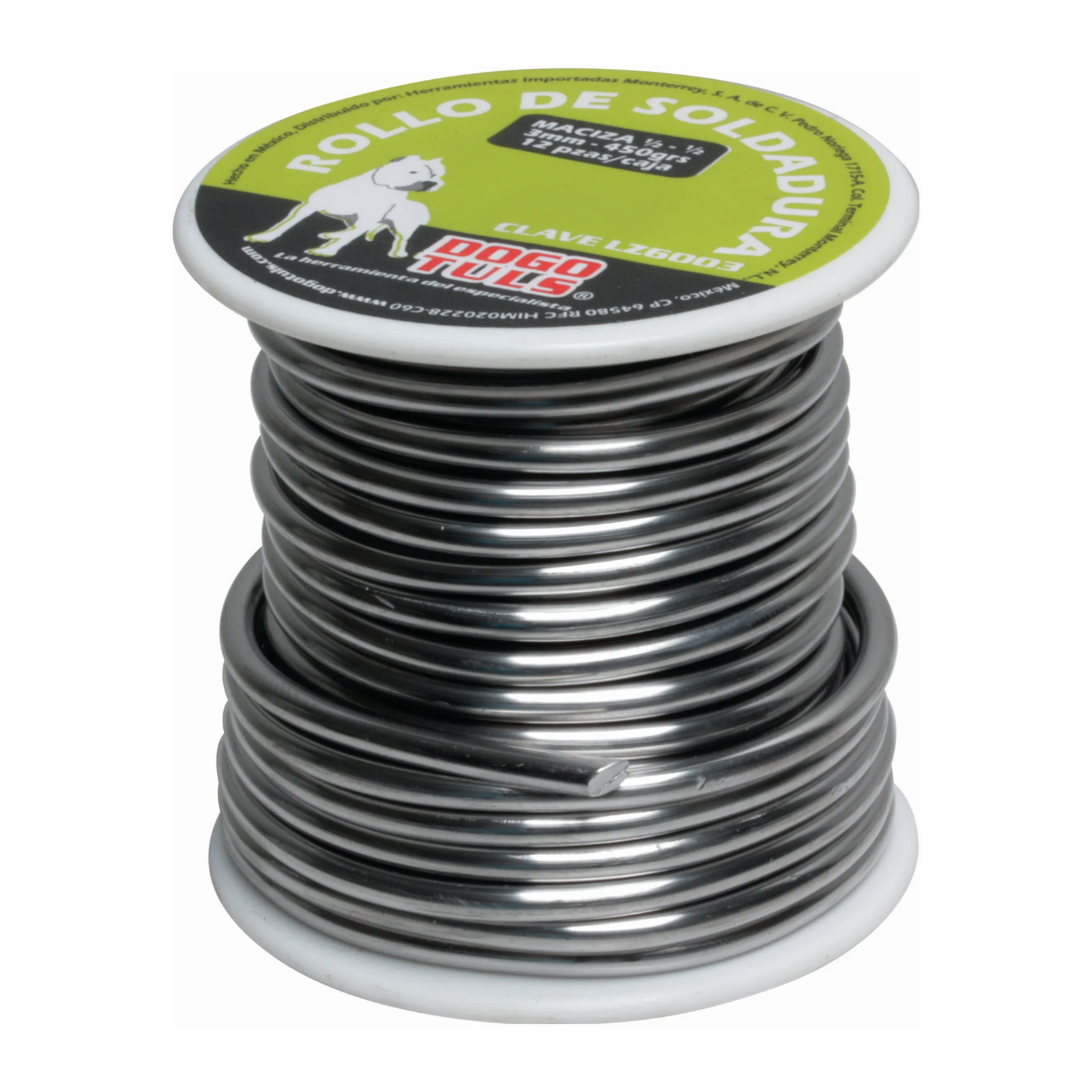 Soldadura 1/2 1/2 Rollo 3 mm 450 g - Paquete 4 Piezas
