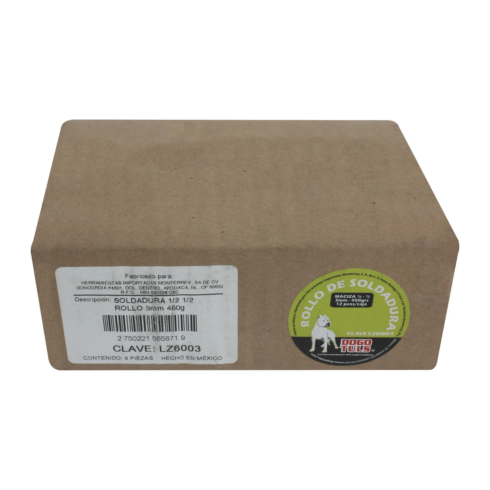 Soldadura 1/2 1/2 Rollo 3 mm 450 g - Imagen 2