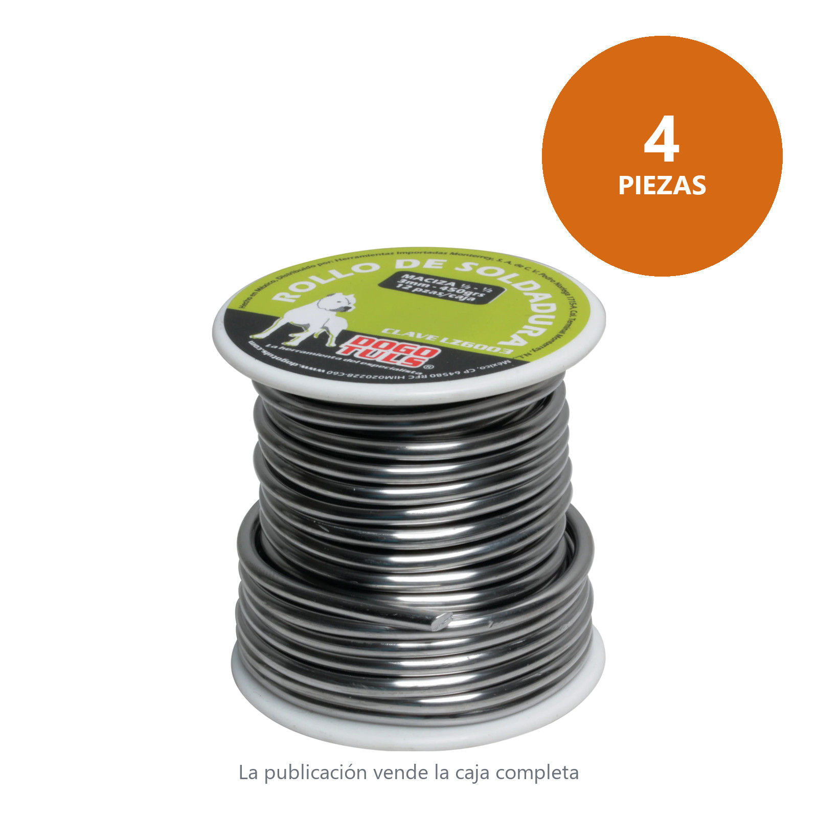 Soldadura 1/2 1/2 Rollo 3 mm 450 g - Imagen 4