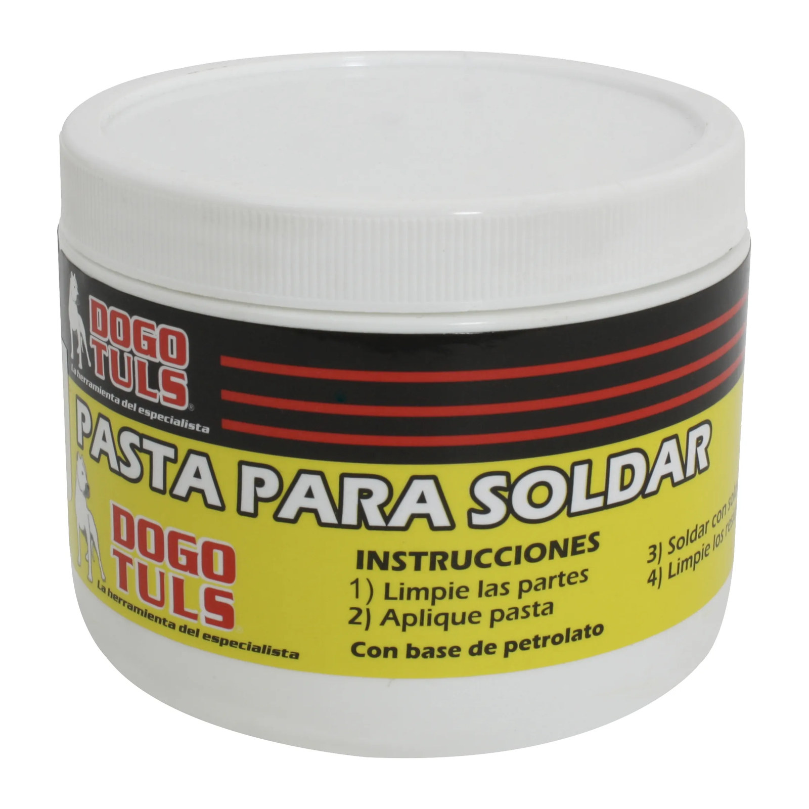 Pasta para Soldar Tradicional Petrolato 500 g - Paquete 4 Piezas