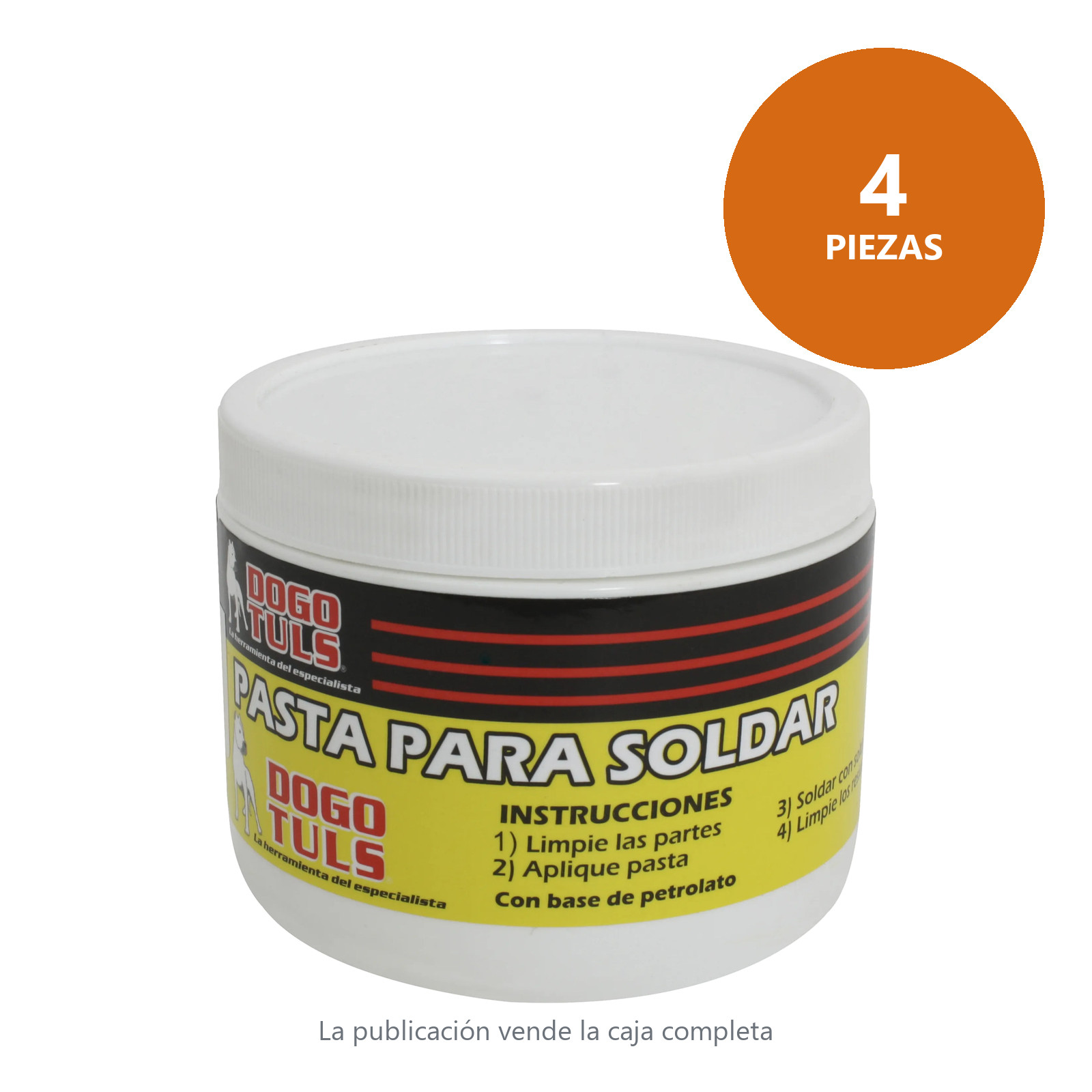 Pasta para Soldar Tradicional Petrolato 500 g - Imagen 4
