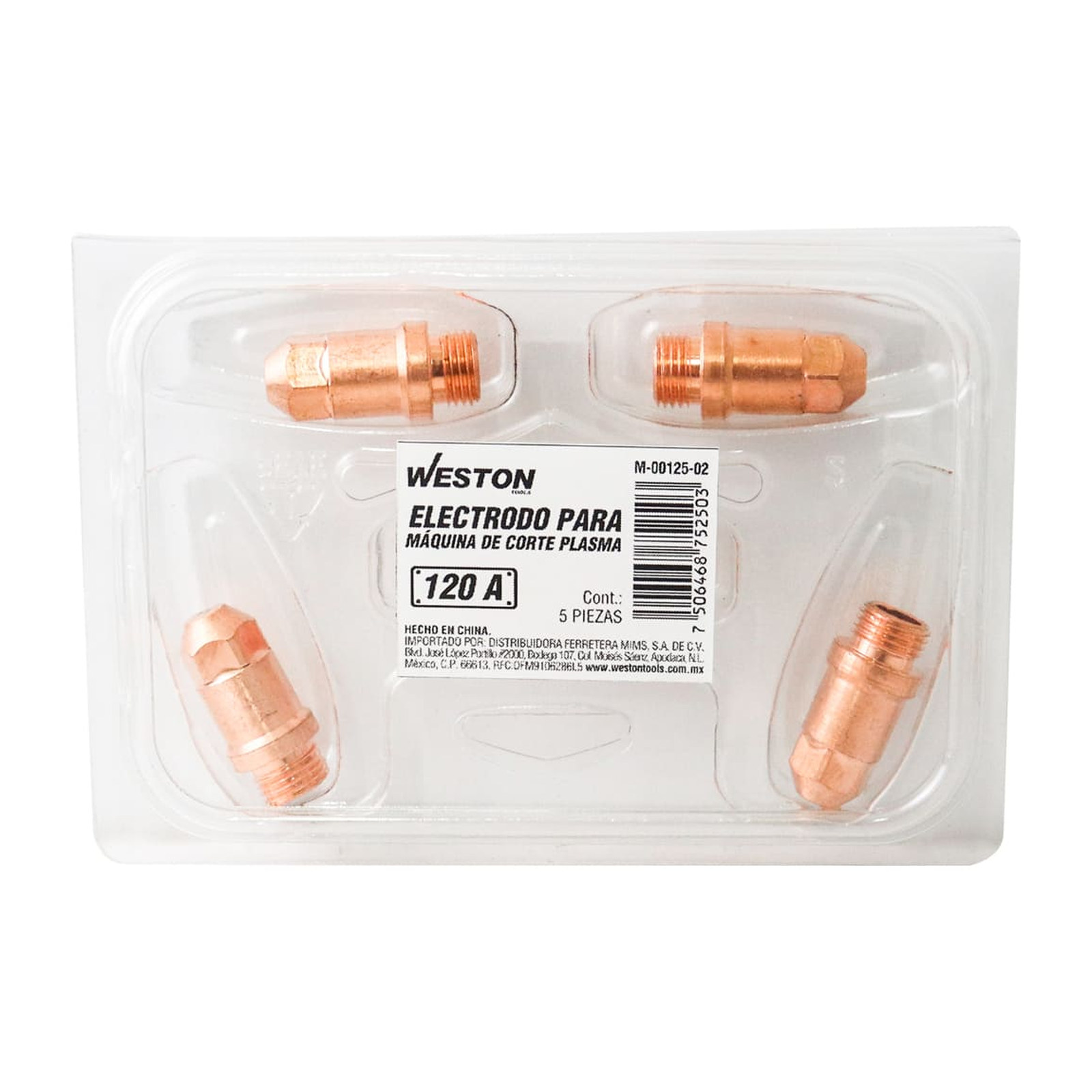 ELECTRODO P/MAQUINA D/CORTE PLASMA 120A - Imagen 4