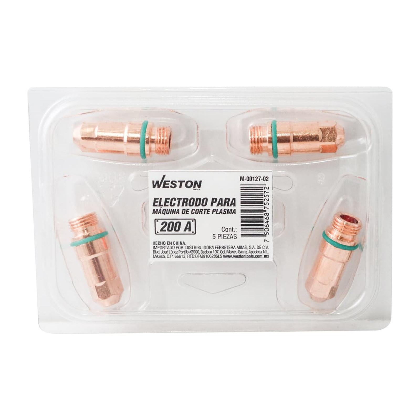 ELECTRODO P/MAQUINA D/CORTE PLASMA 200A (Precio x Pza - Emp c/5 pzs) - Imagen 4