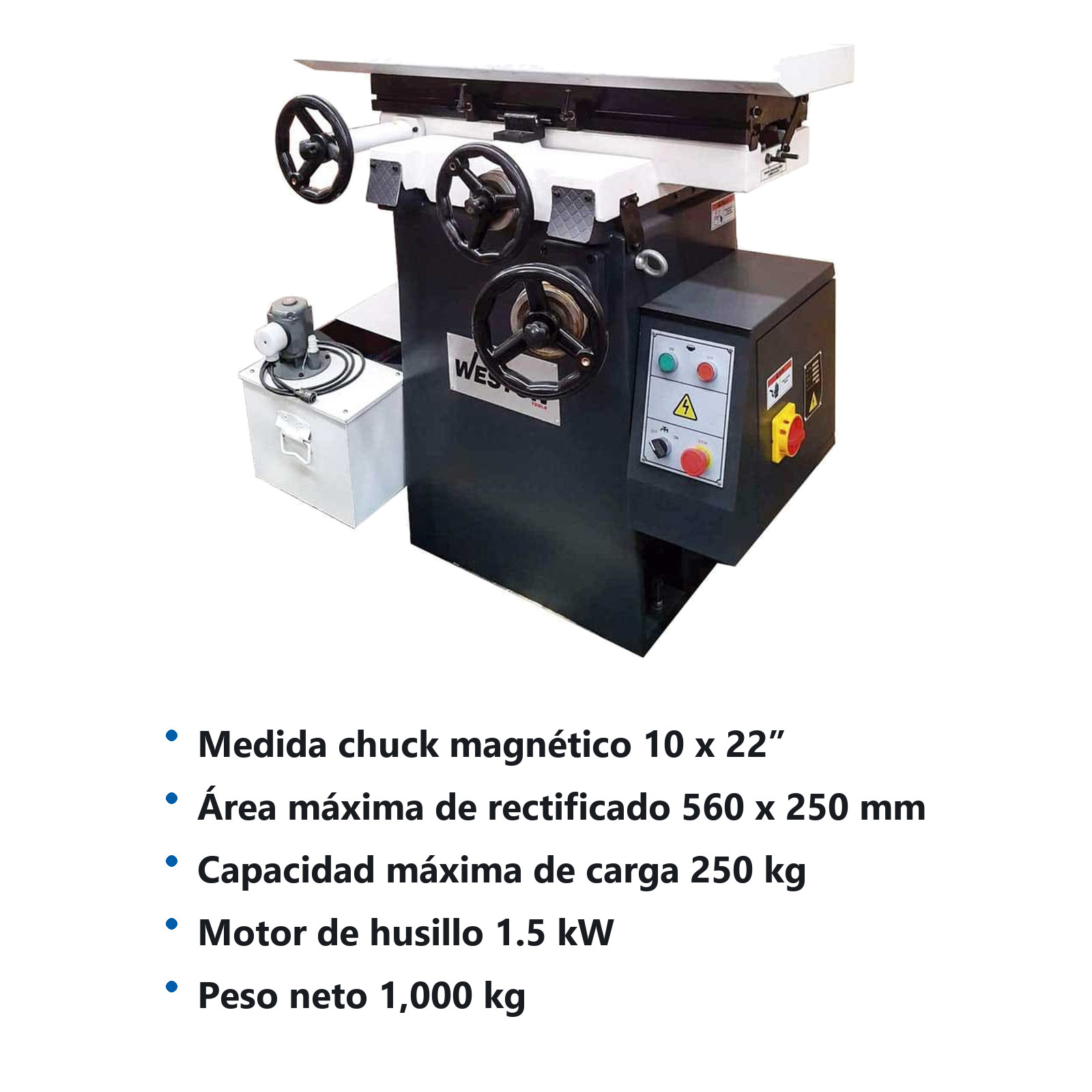 RECTIFICADORA DE SUPERFICIES PLANAS 10X22" - Imagen 2