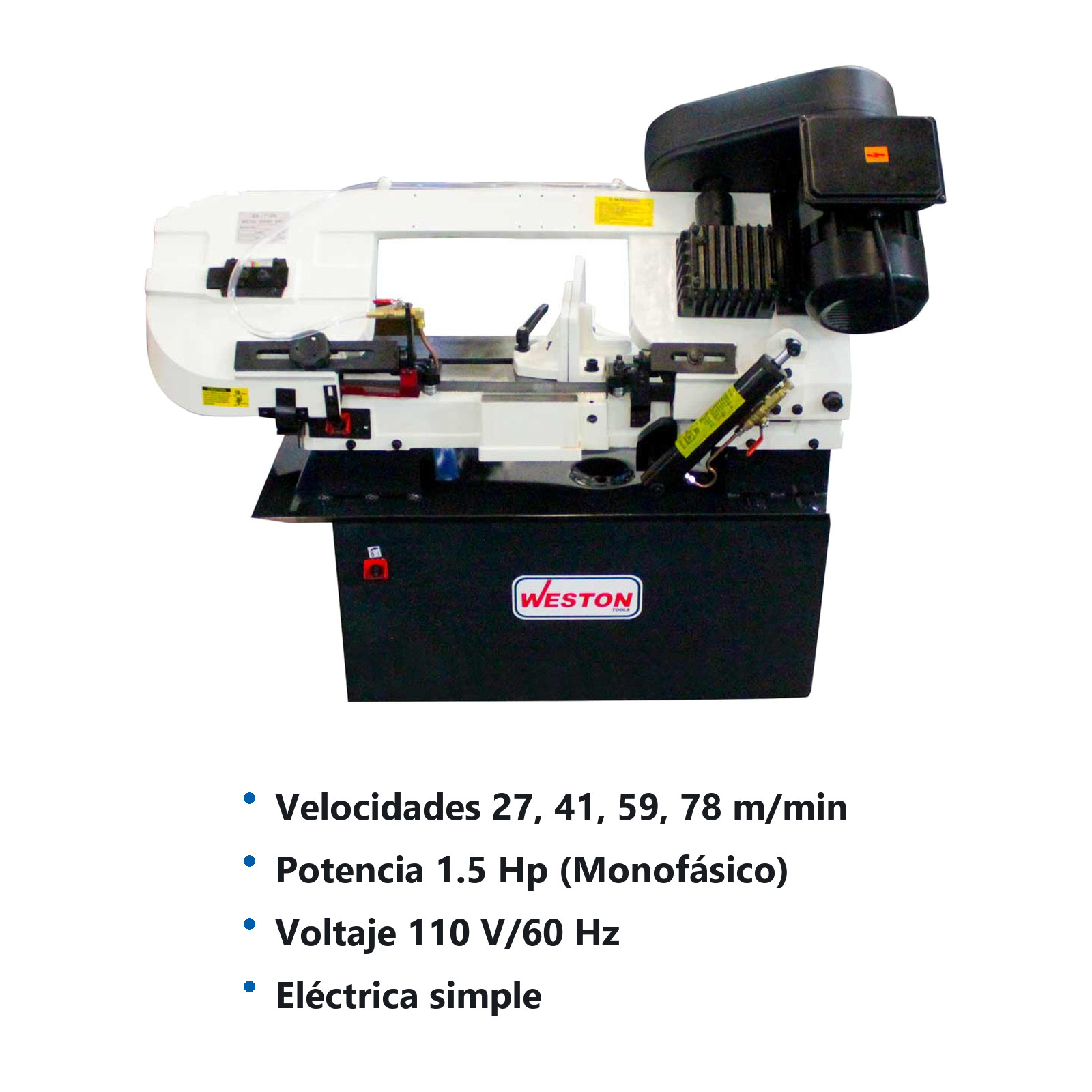 SIERRA DE BANDA 7" C/SISTEMA ELEC. SEN. (110V) - Imagen 3