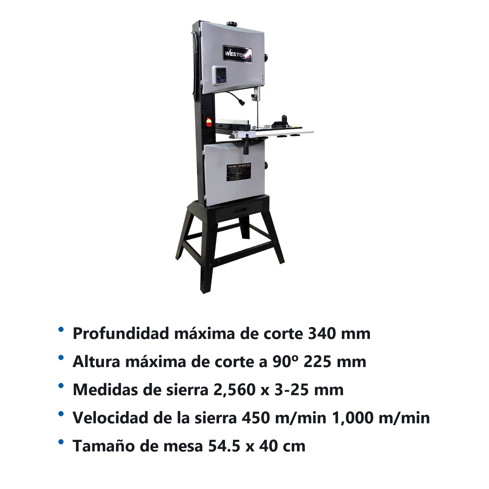 SIERRA DE BANDA P/MADERA 14" X 1.5 HP - Imagen 2