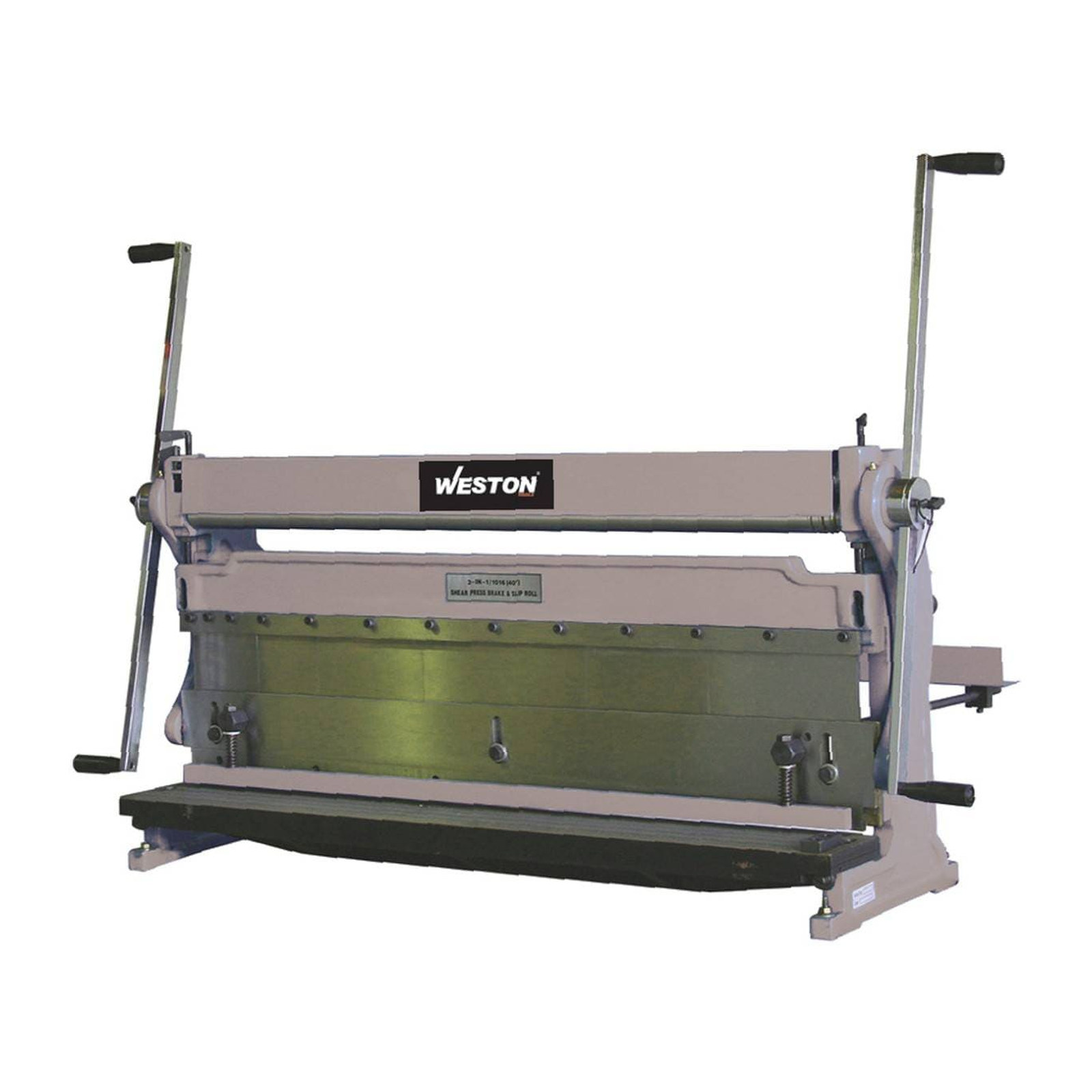 Máquina 3 en 1 Corta, Dobla y Rola 760 mm WESTON