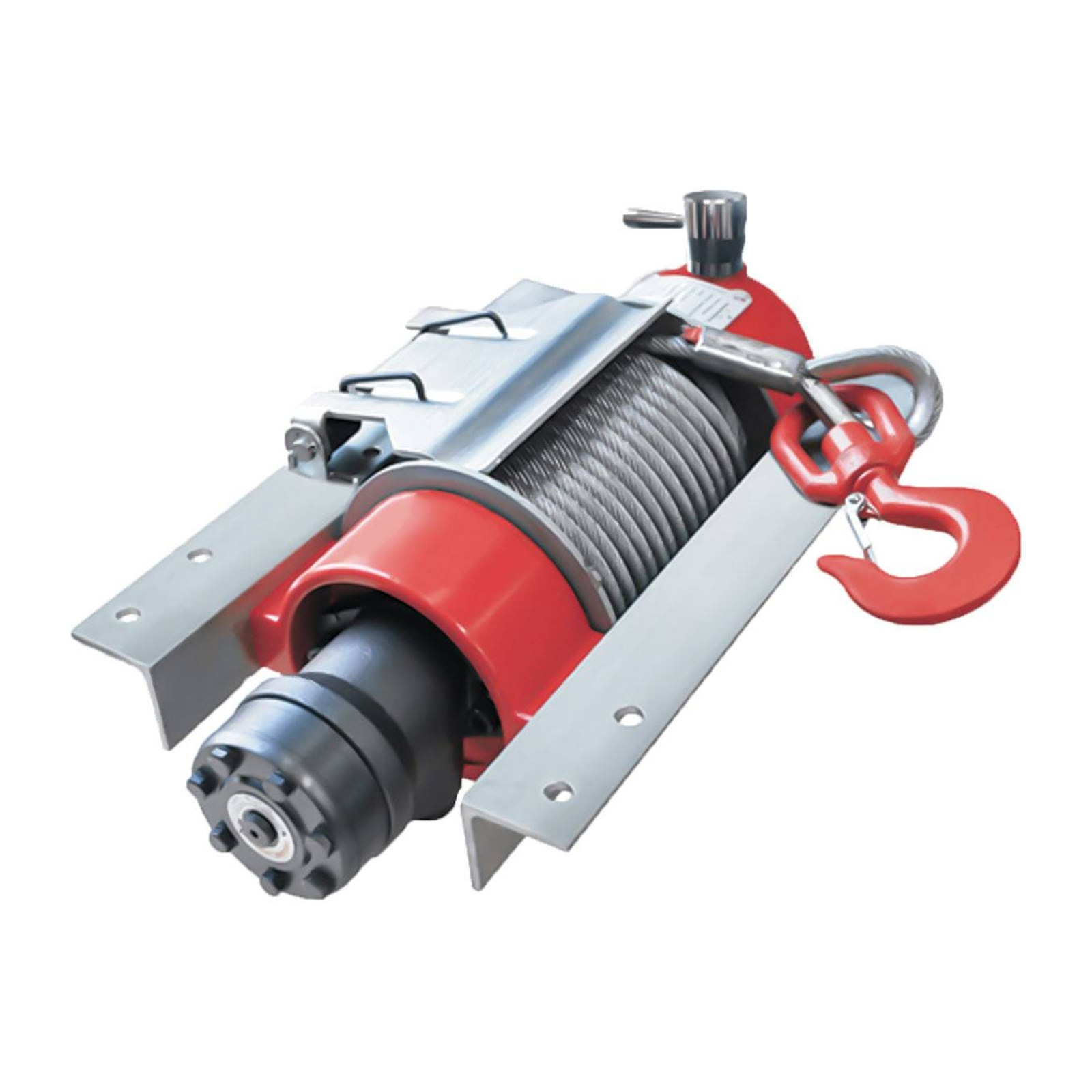 Winch Hidráulico WESTON 4 Ton (9,000 lbs) con 25 m de Cable Galvanizado