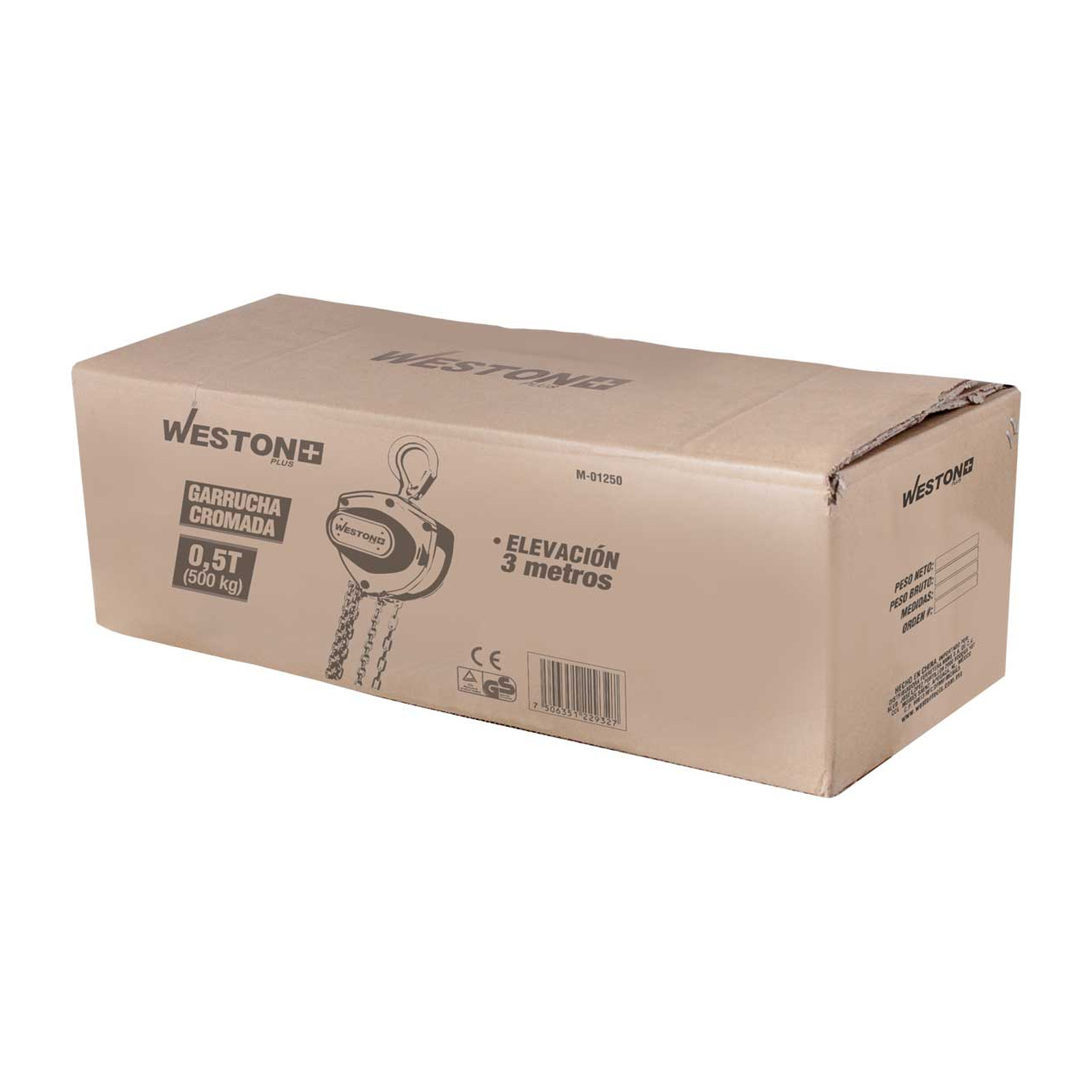 GARRUCHA CROMADA WESTON PLUS 10T 3MTS - Imagen 4