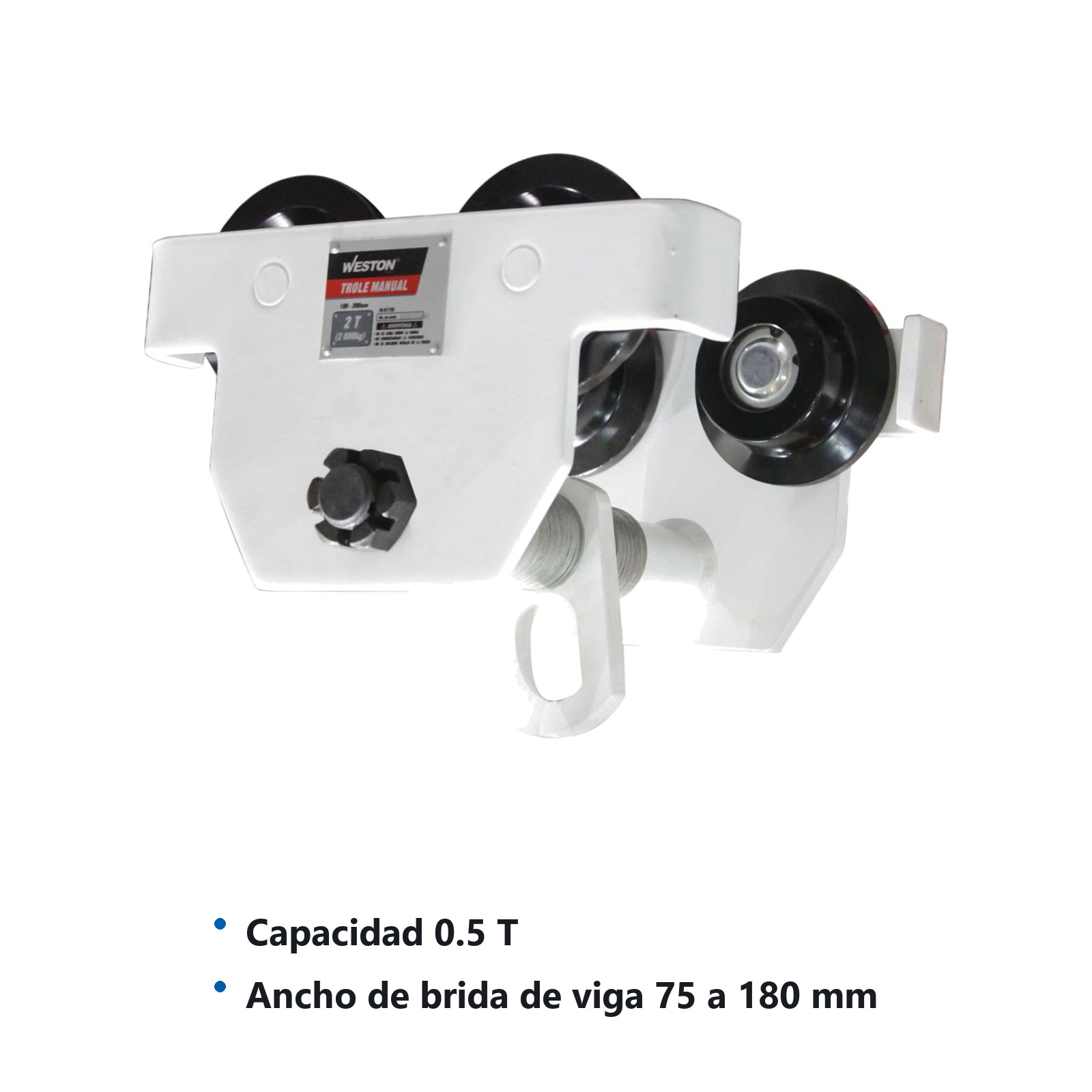 TROLLEY TIPO B  1/2 TONELADA - Imagen 2