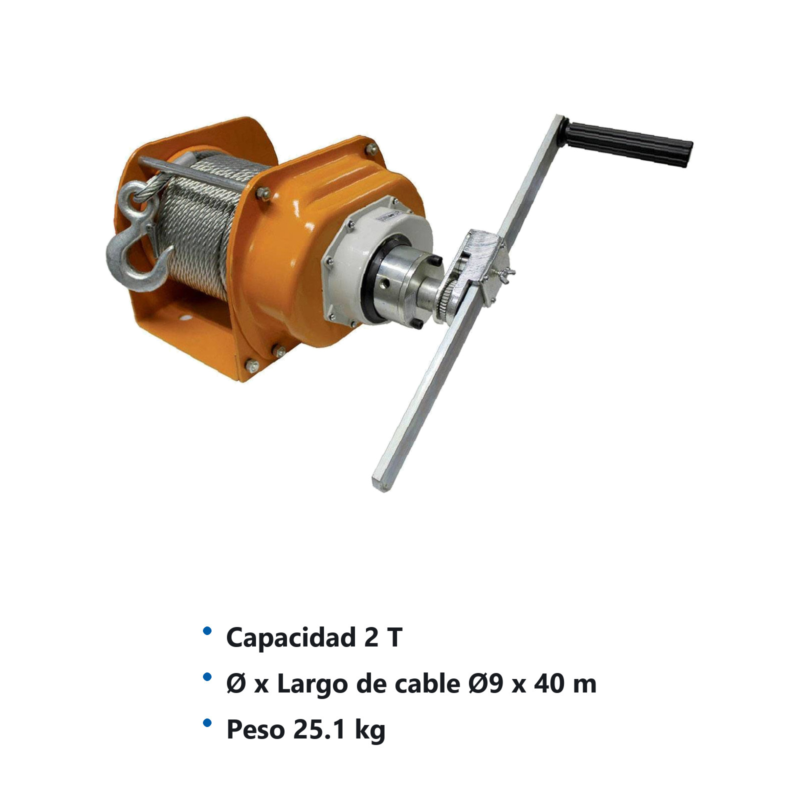 RESTIRADOR USO PESADO 2TX40M - Imagen 2