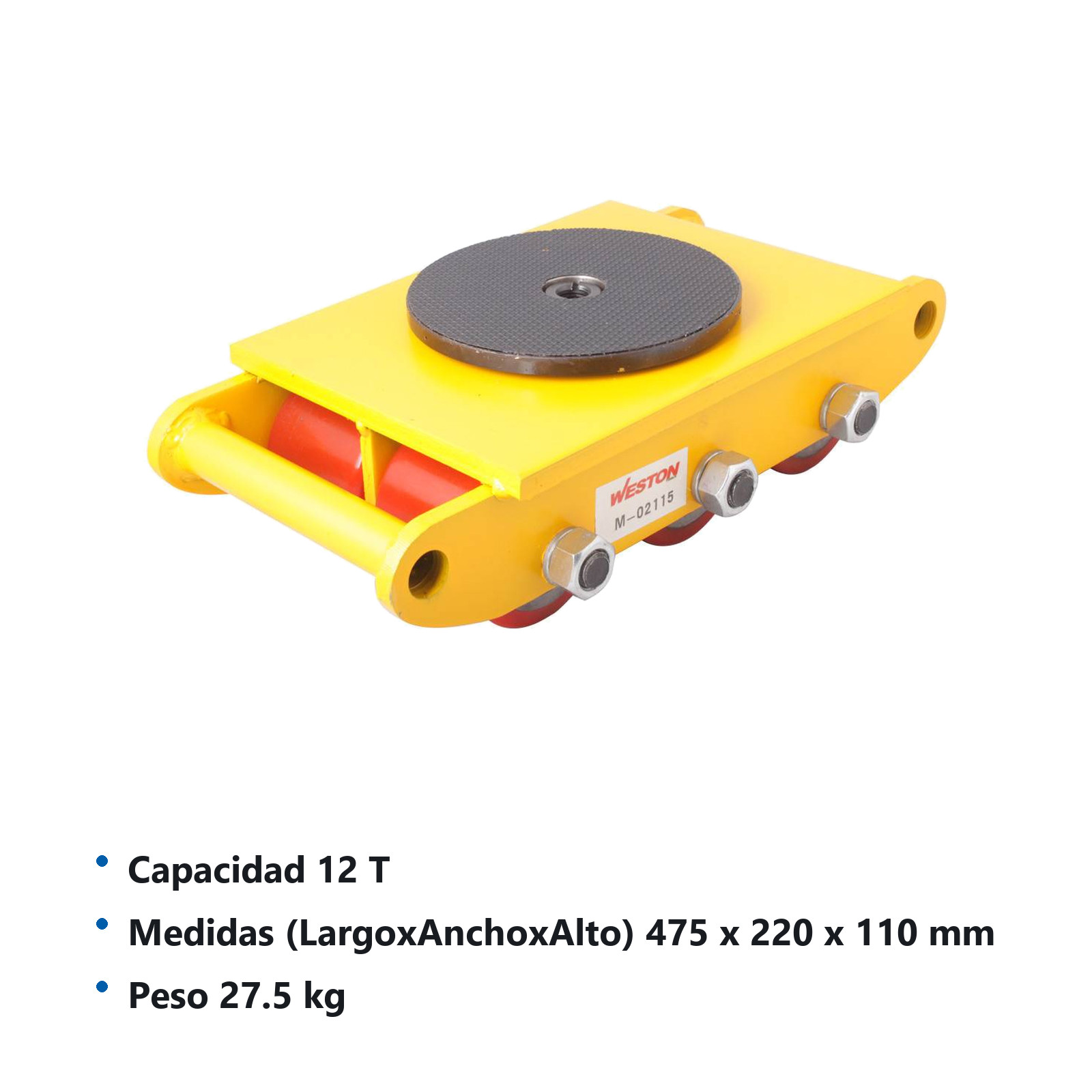 PATIN P/MOVER CARGA TIPO A 12TON (CON PLATO) - Imagen 3