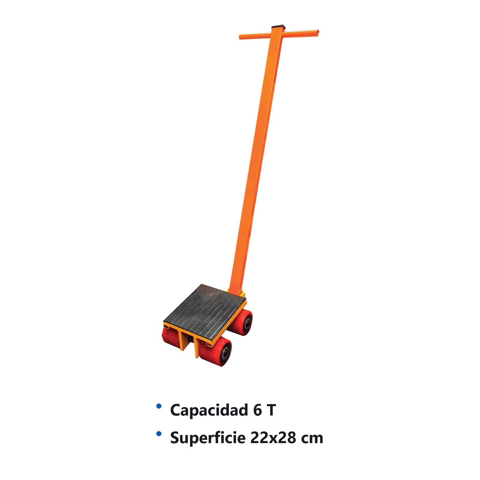 WQ-6T PATIN P/MOVER CARGA 6TON 180° - Imagen 2