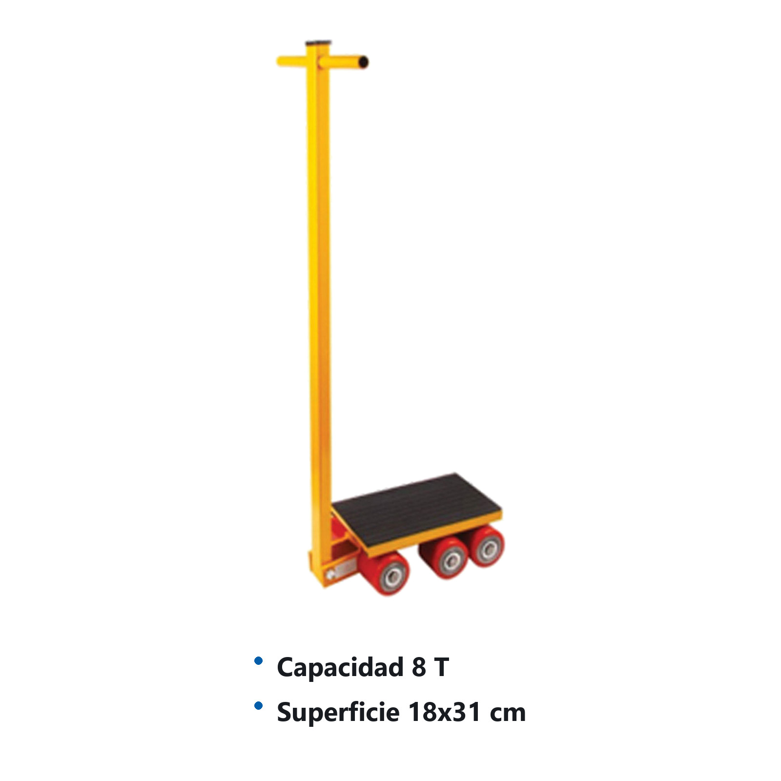 WQ-8T PATIN P/MOVER CARGA 8TON 180° - Imagen 2