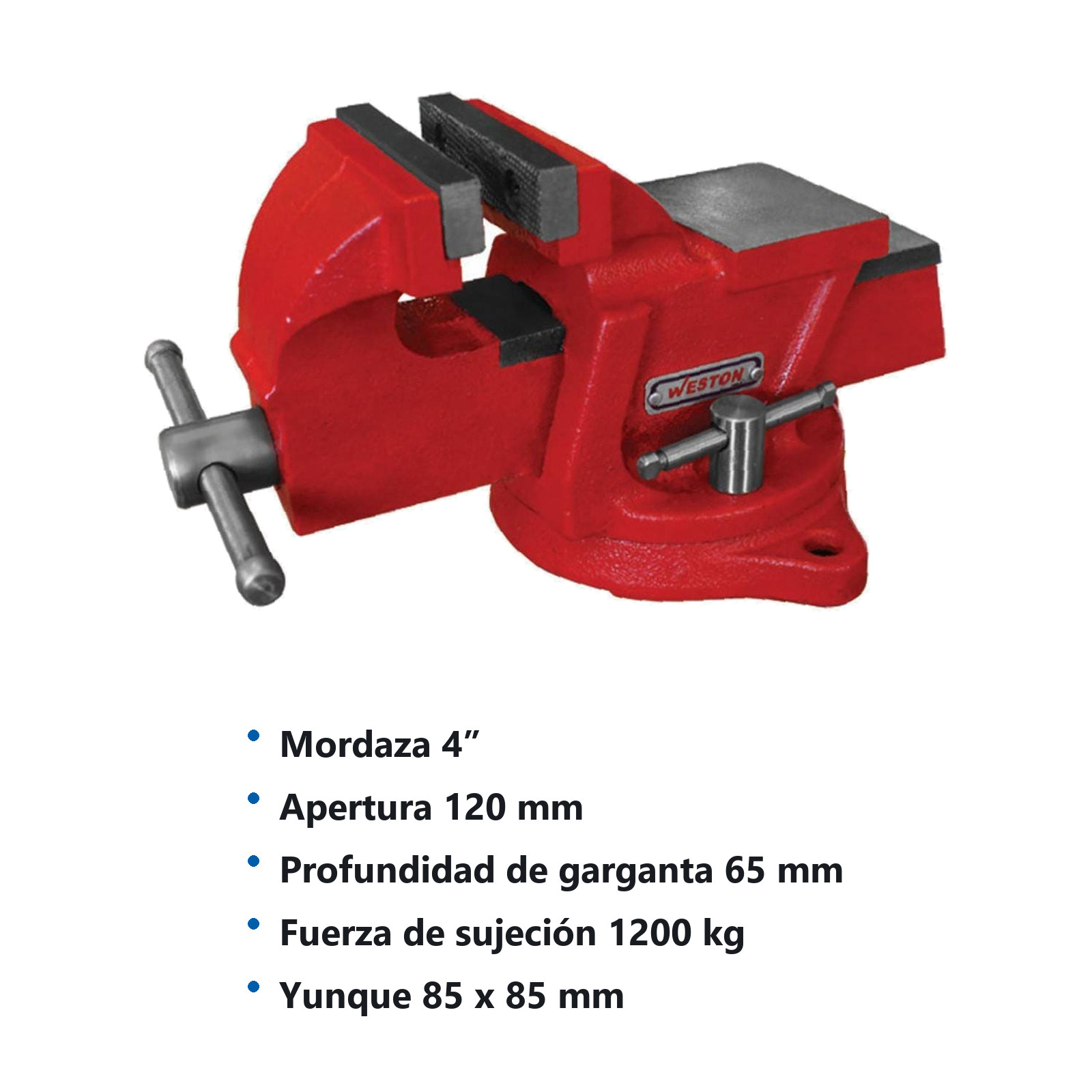 TORNILLO DE BANCO LIGERO 4" - Imagen 2