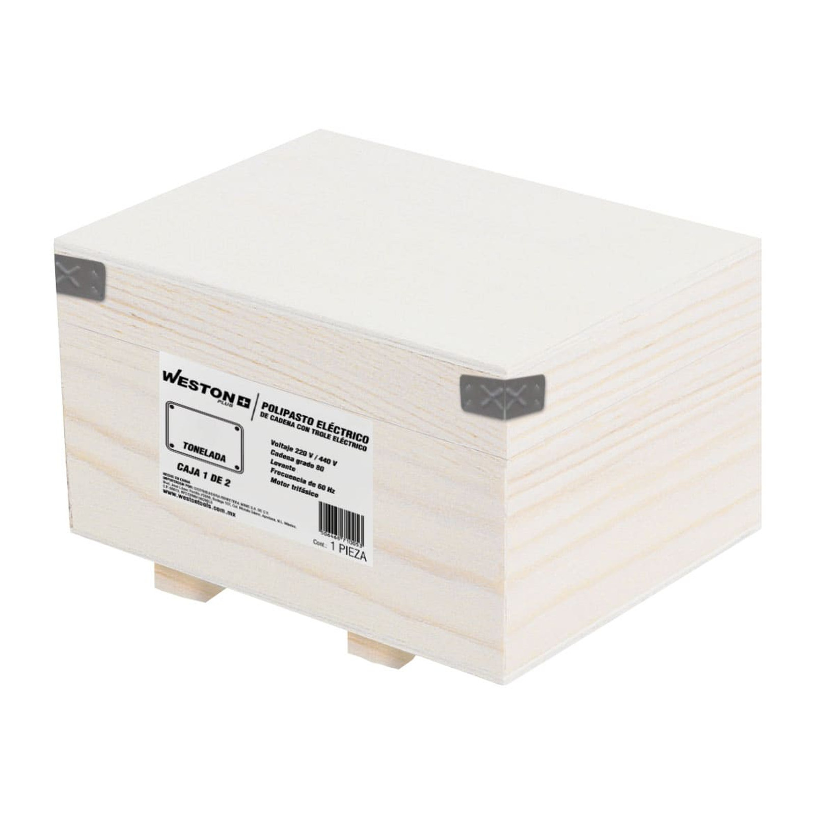 POLIPASTO ELECTRICO D/CADENA C/GANCHO 3T*6M 220V/440V 60HZ 3F CADENA G80 - Imagen 4