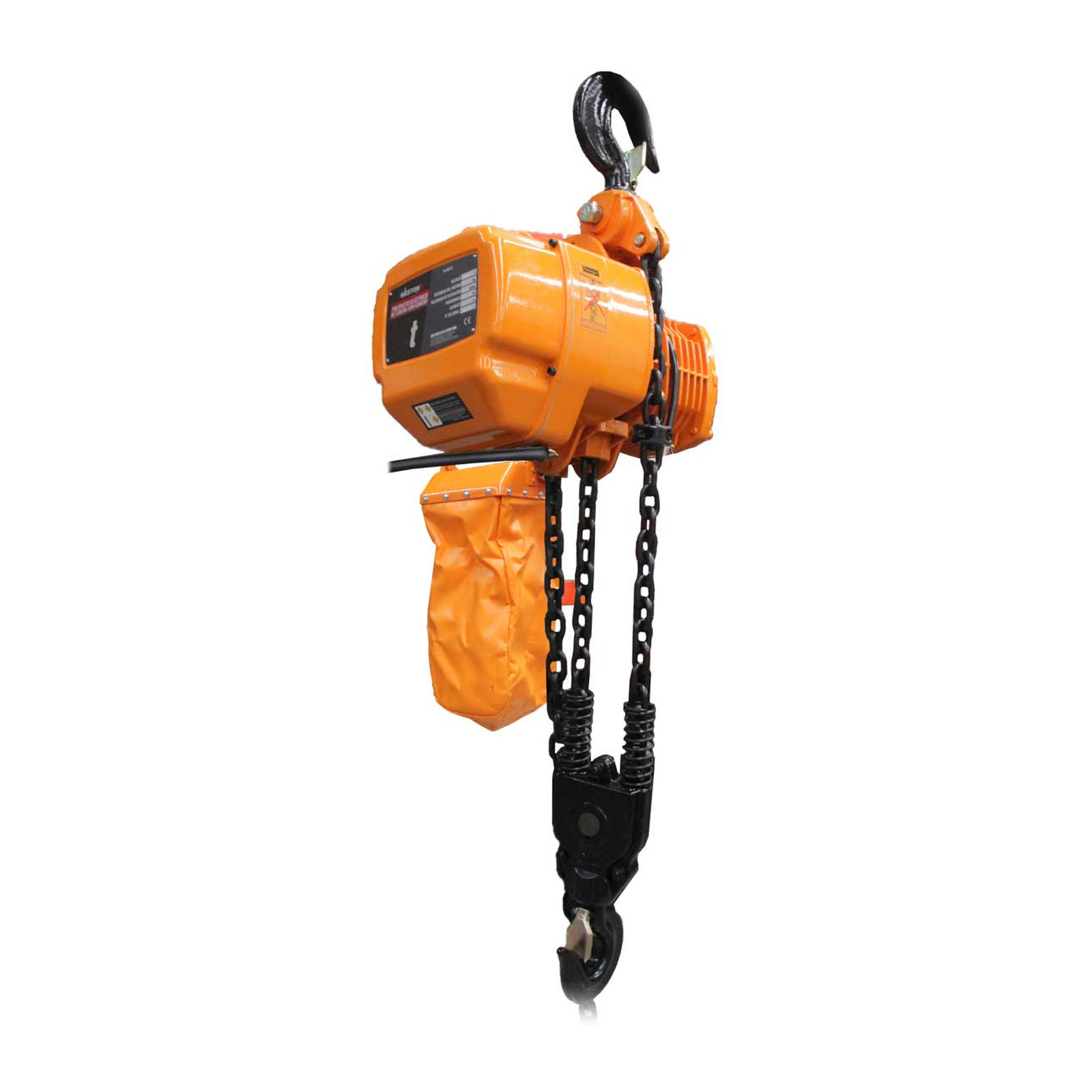 Polipasto Eléctrico de Cadena con Gancho 5 Ton 20 m 220V/440V Trifásico Cadena G80 Weston Plus