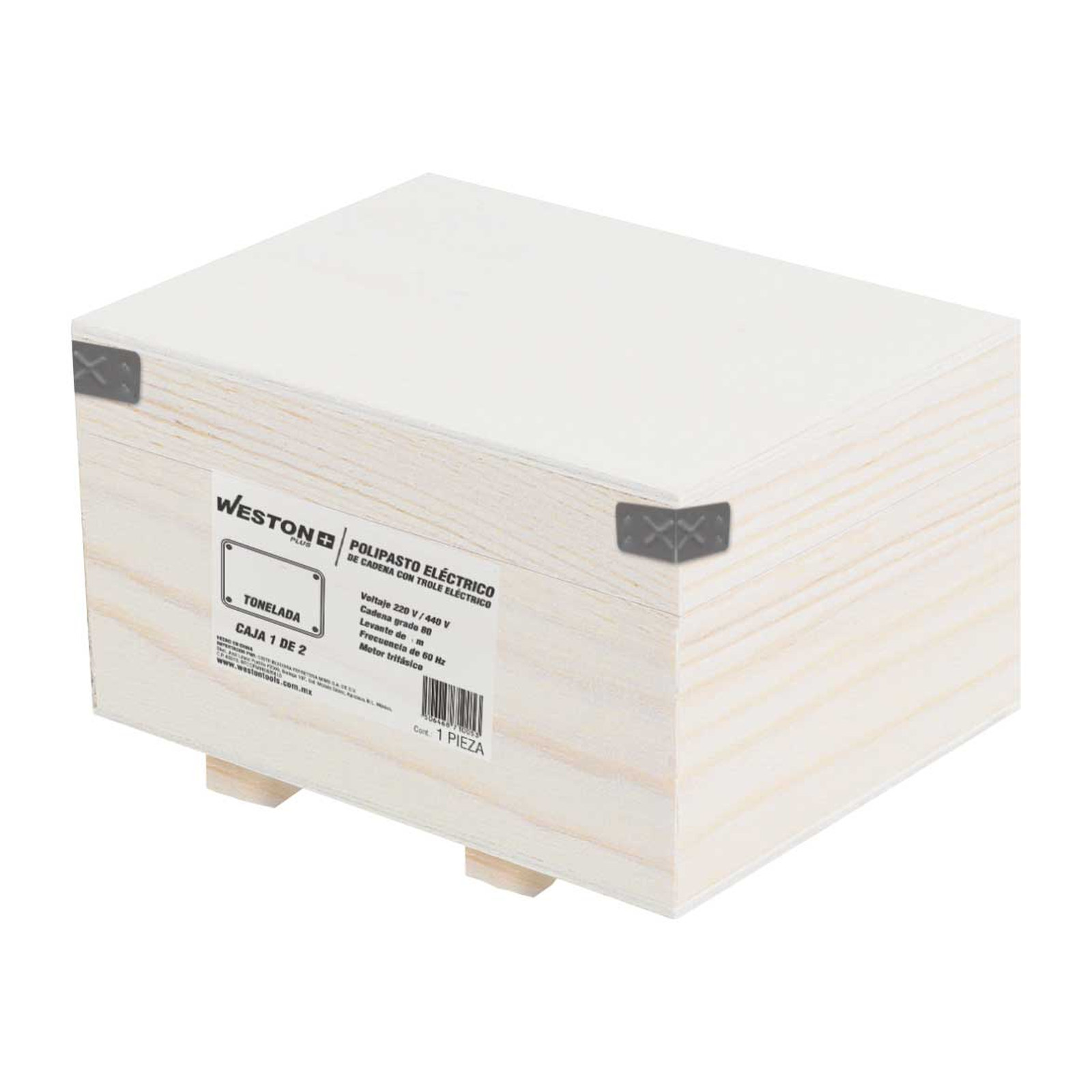 POLIPASTO ELECTRICO D/CADENA C/TROLE 5T*6M 220V/440V 60HZ 3F CADENA G80 - Imagen 4