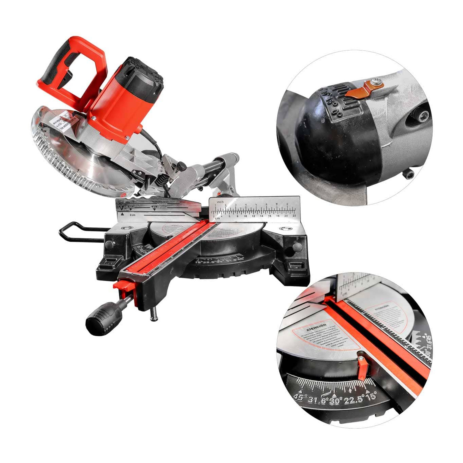 SIERRA DE INGLETE 12'' 2100W 110V 1F - Imagen 2