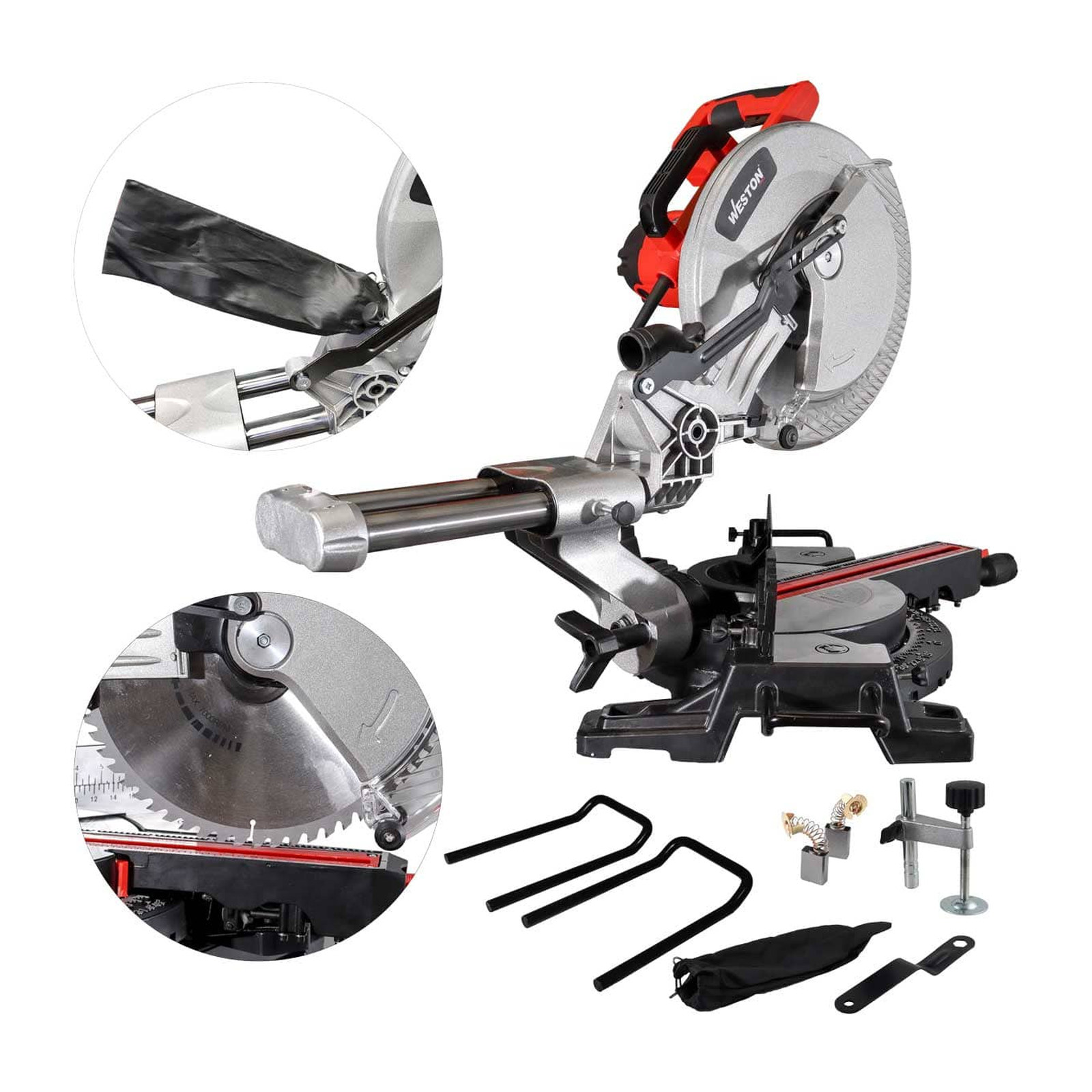 SIERRA DE INGLETE 12'' 2100W 110V 1F - Imagen 3