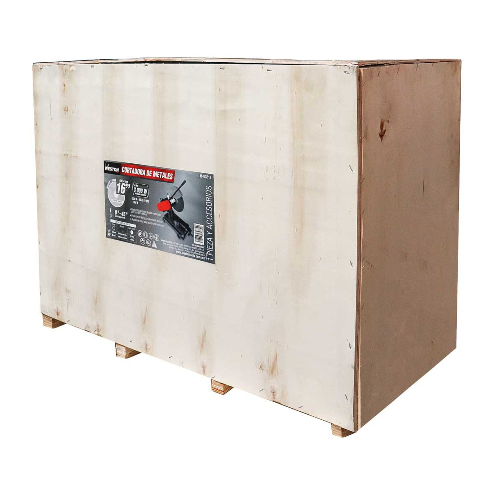 CORTADORA DE METALES 16" 3000W 220V 3F - Imagen 4