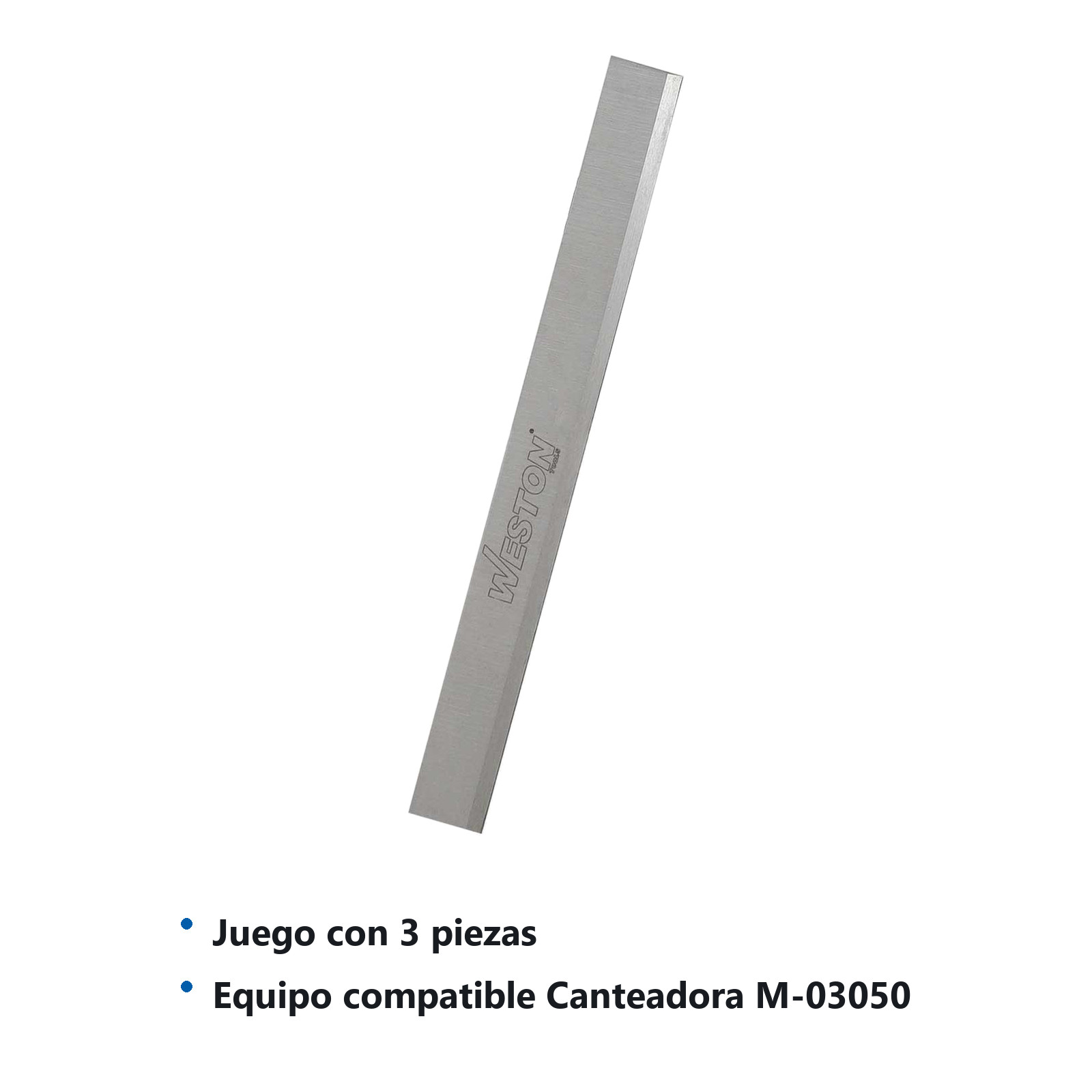 JUEGO DE 3 CUCHILLAS PARA CANTEADORA M-03050 - Imagen 3