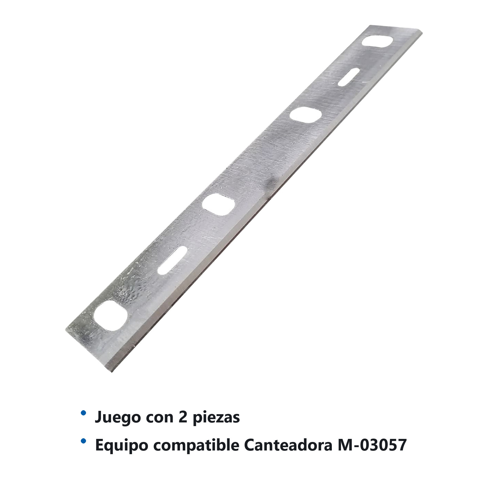 JUEGO DE 2 CUCHILLAS DE 6" PARA CANTEADORA M-03057 - Imagen 3