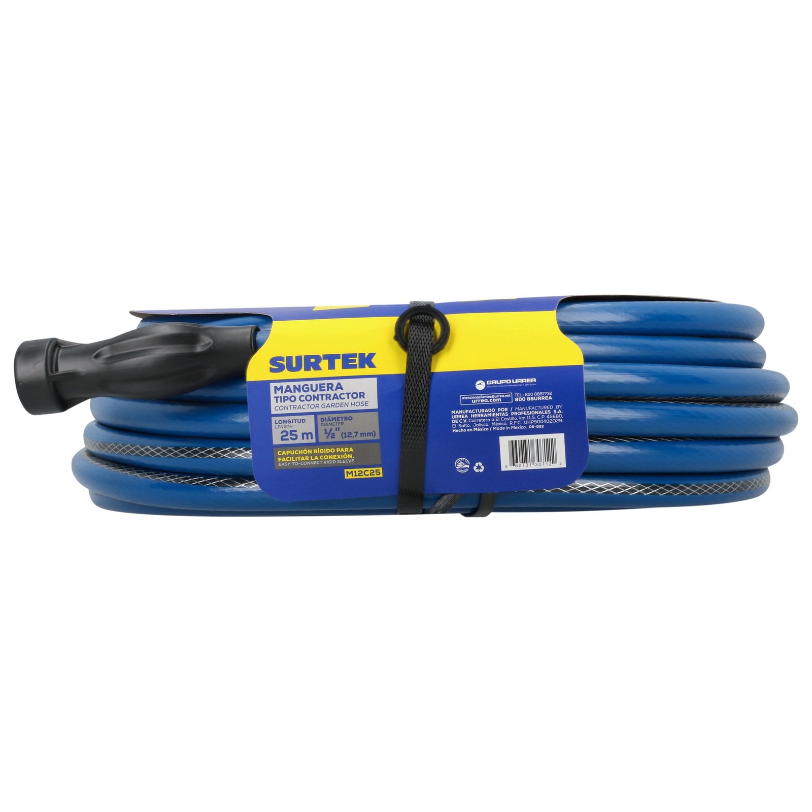 Manguera para jardín contractor con conector metálico 1/2", 25 m Surtek - Imagen 2