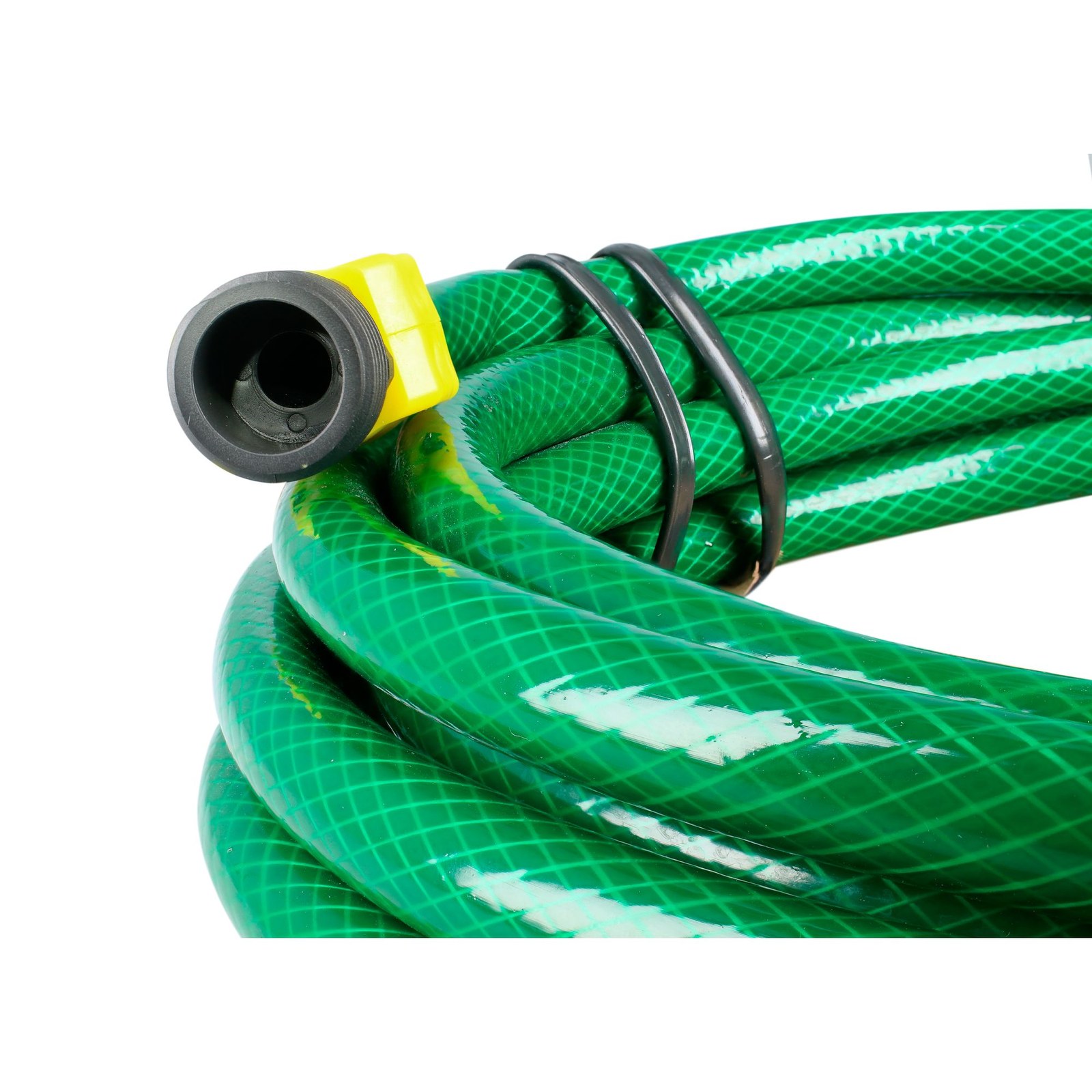 Manguera para jardín tramada verde con conector plástico 1/2", 6 m Surtek - Imagen 2