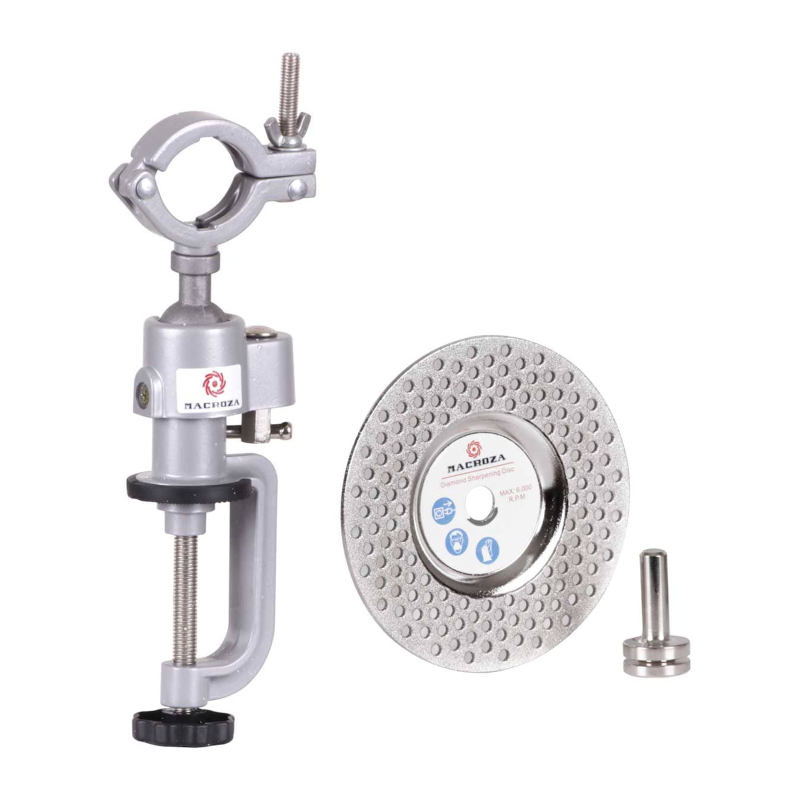 Kit Disco de Afilado con Soporte MACROZA