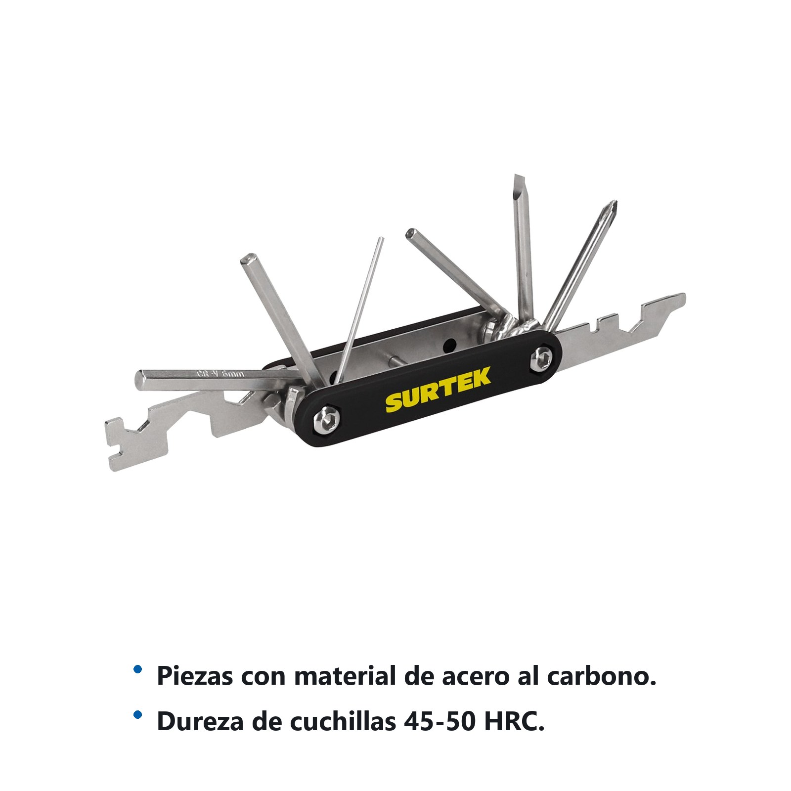 Pinza multiherramientas para bicicleta 10 en 1 Surtek - Imagen 2