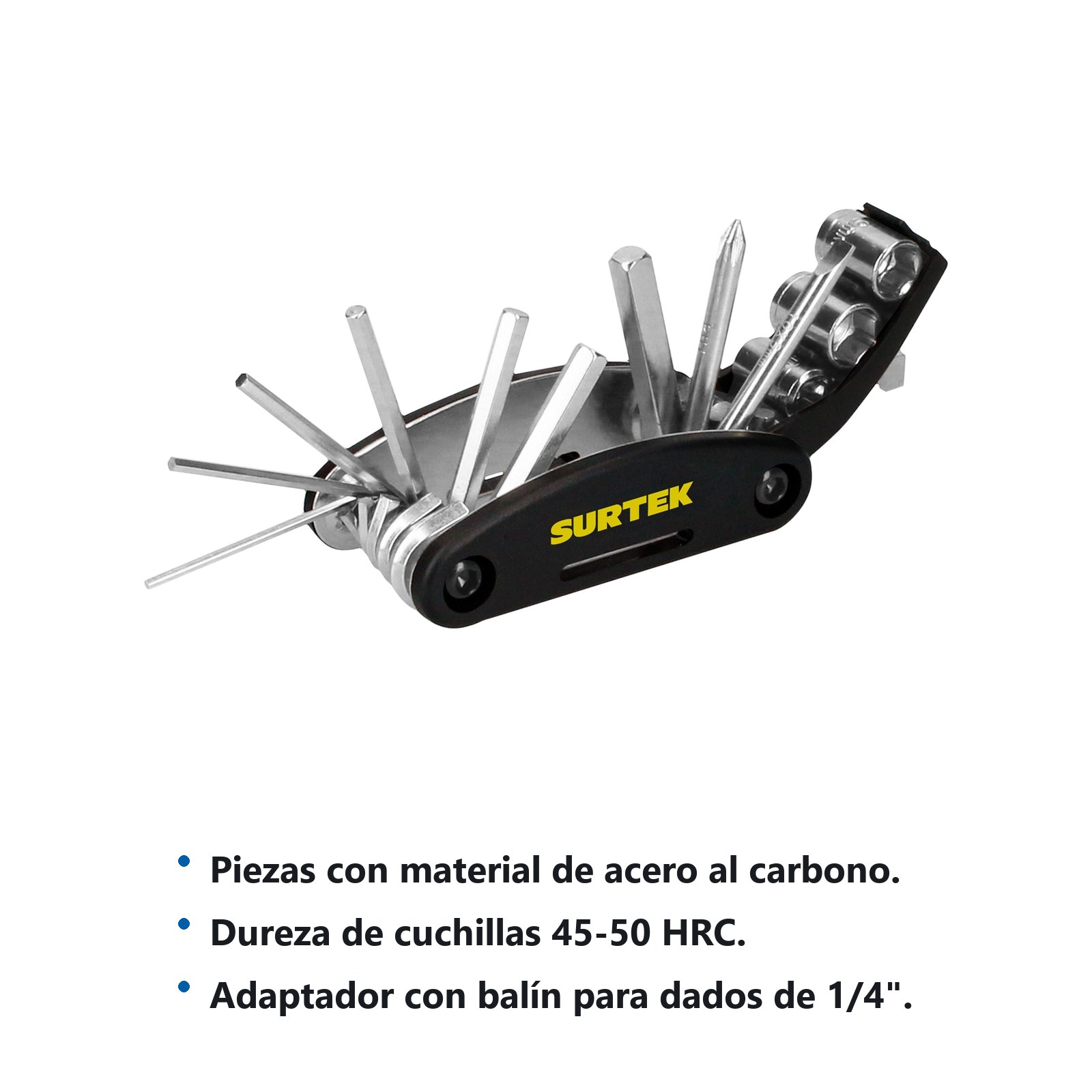 Pinza multiherramientas para bicicleta 15 en 1 Surtek - Imagen 2