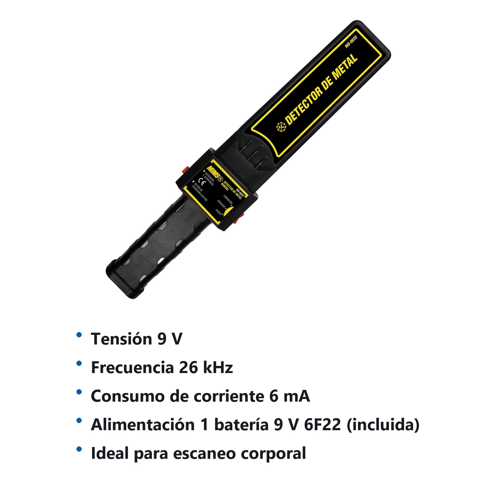 DETECTOR DE METAL MANUAL - Imagen 2