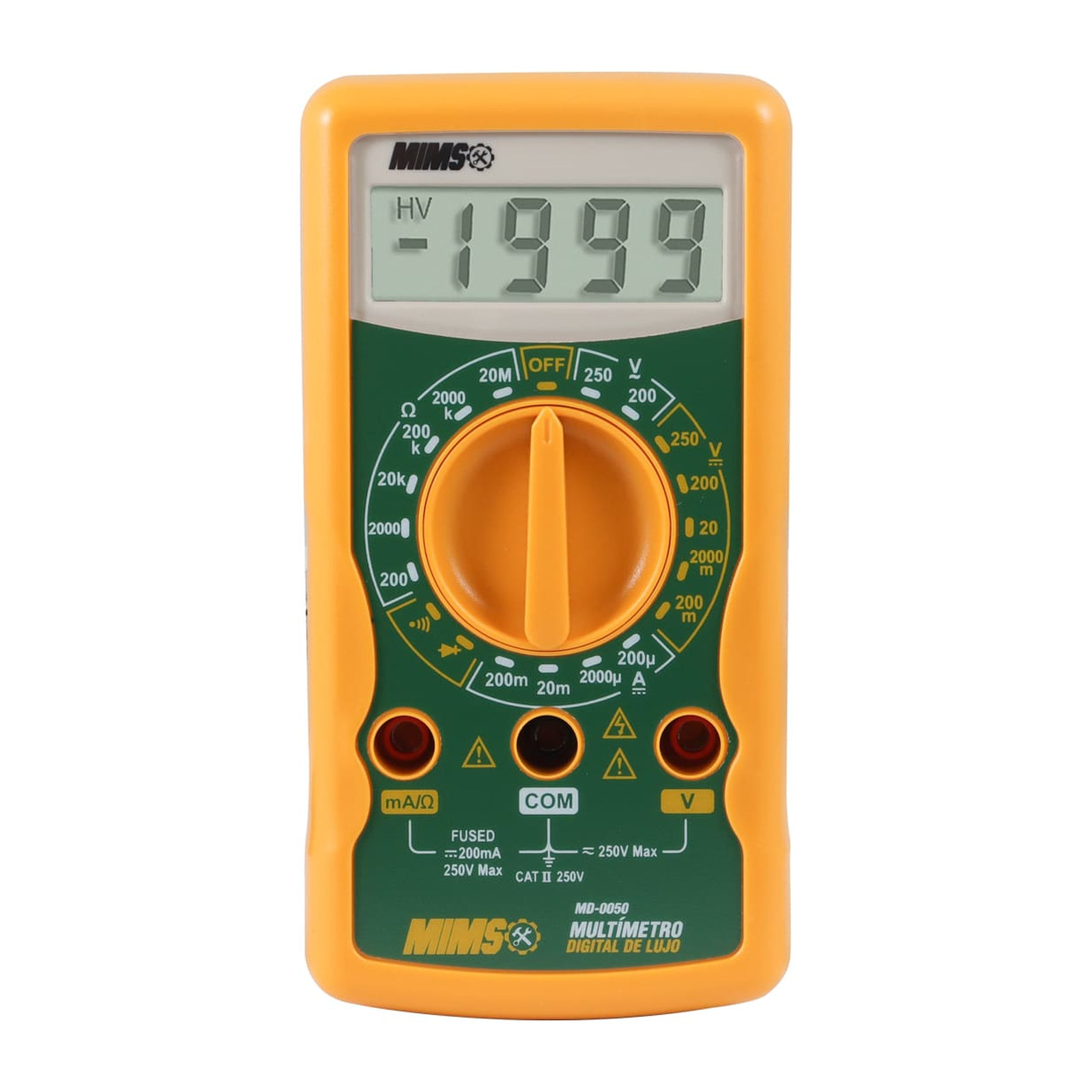 MULTIMETRO DIGITAL DE LUJO 250V - Imagen 2