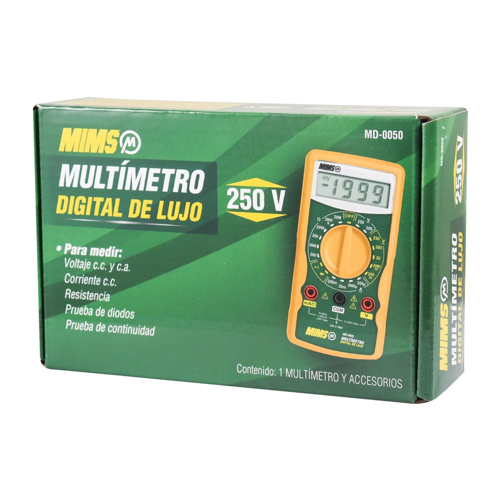 MULTIMETRO DIGITAL DE LUJO 250V - Imagen 4
