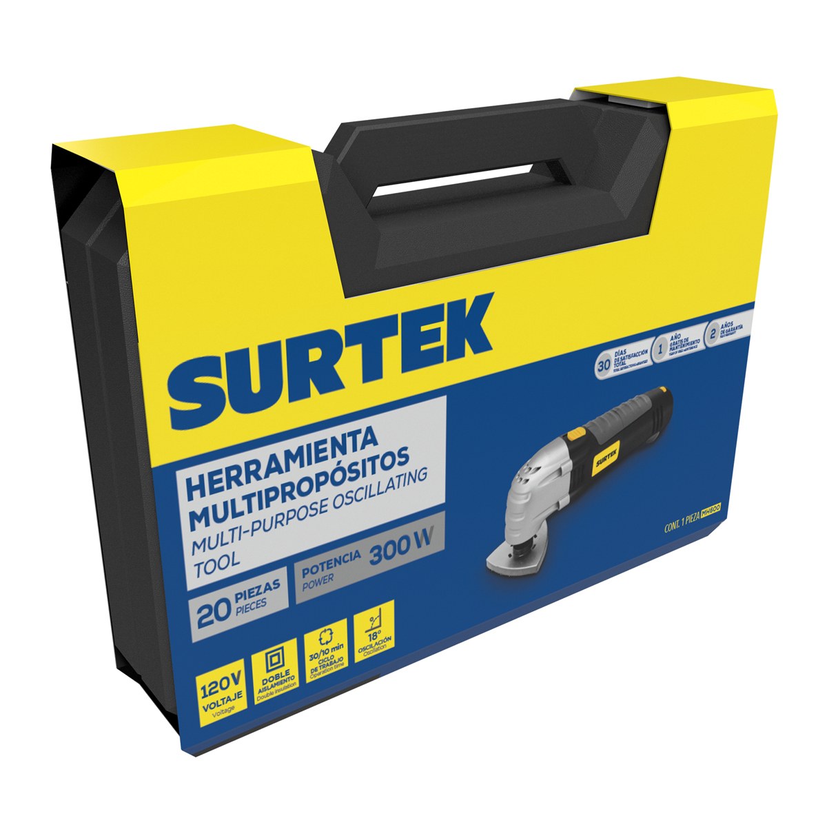 Juego combinado de herramienta multipropósitos 300 W, 20 piezas Surtek - Imagen 2