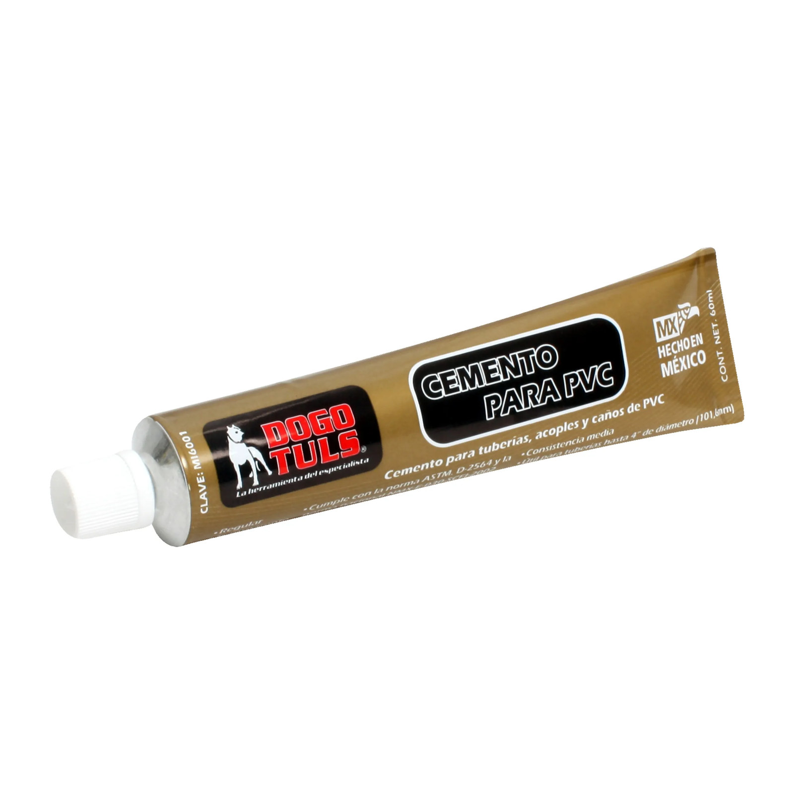 Cemento PVC Regular Tubo 60 mL - Imagen 2