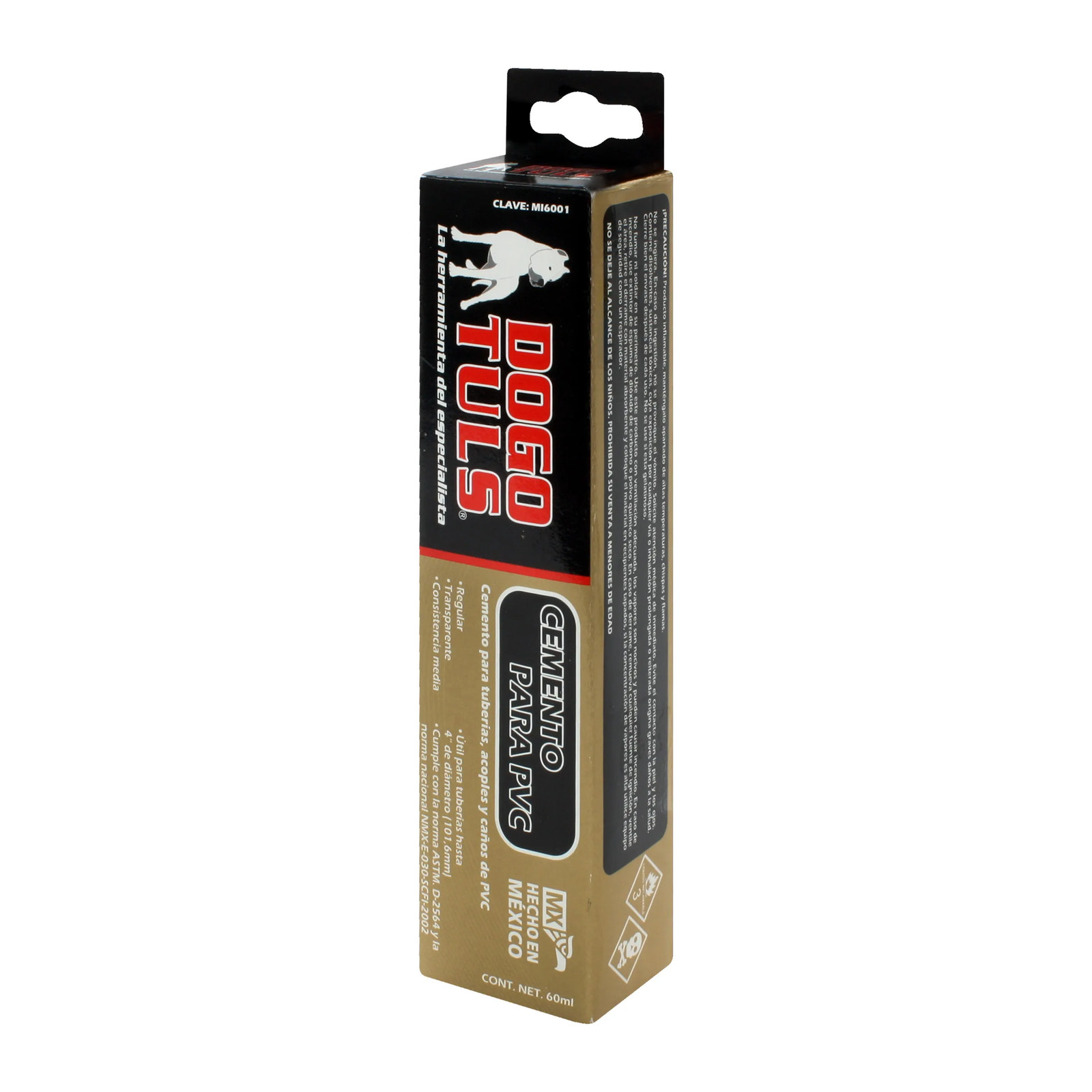 Cemento PVC Regular Tubo 60 mL - Imagen 4