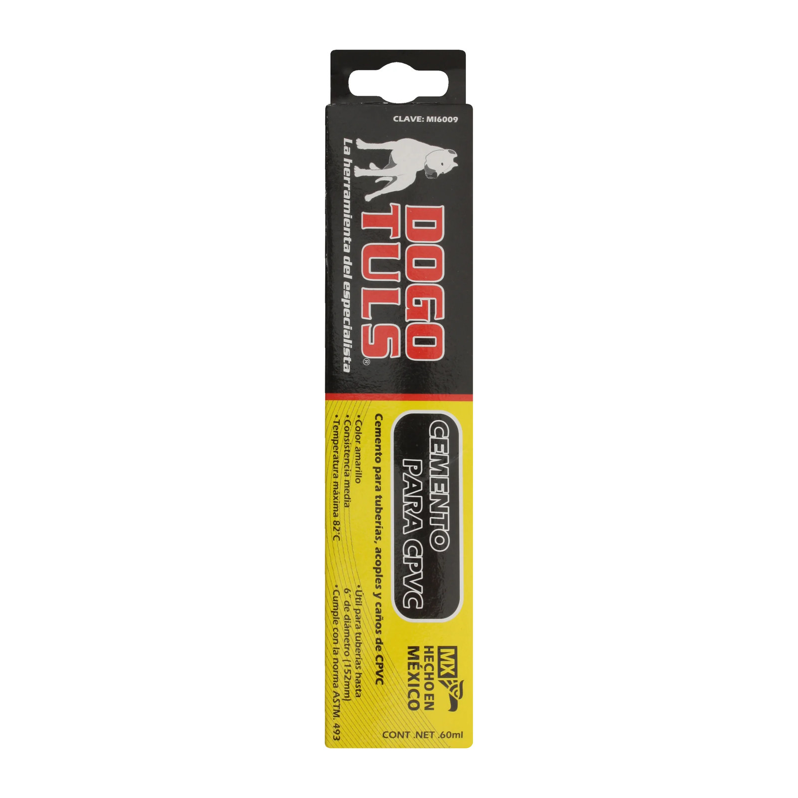 Cemento CPVC Amarillo Tubo 60 mL - Imagen 3
