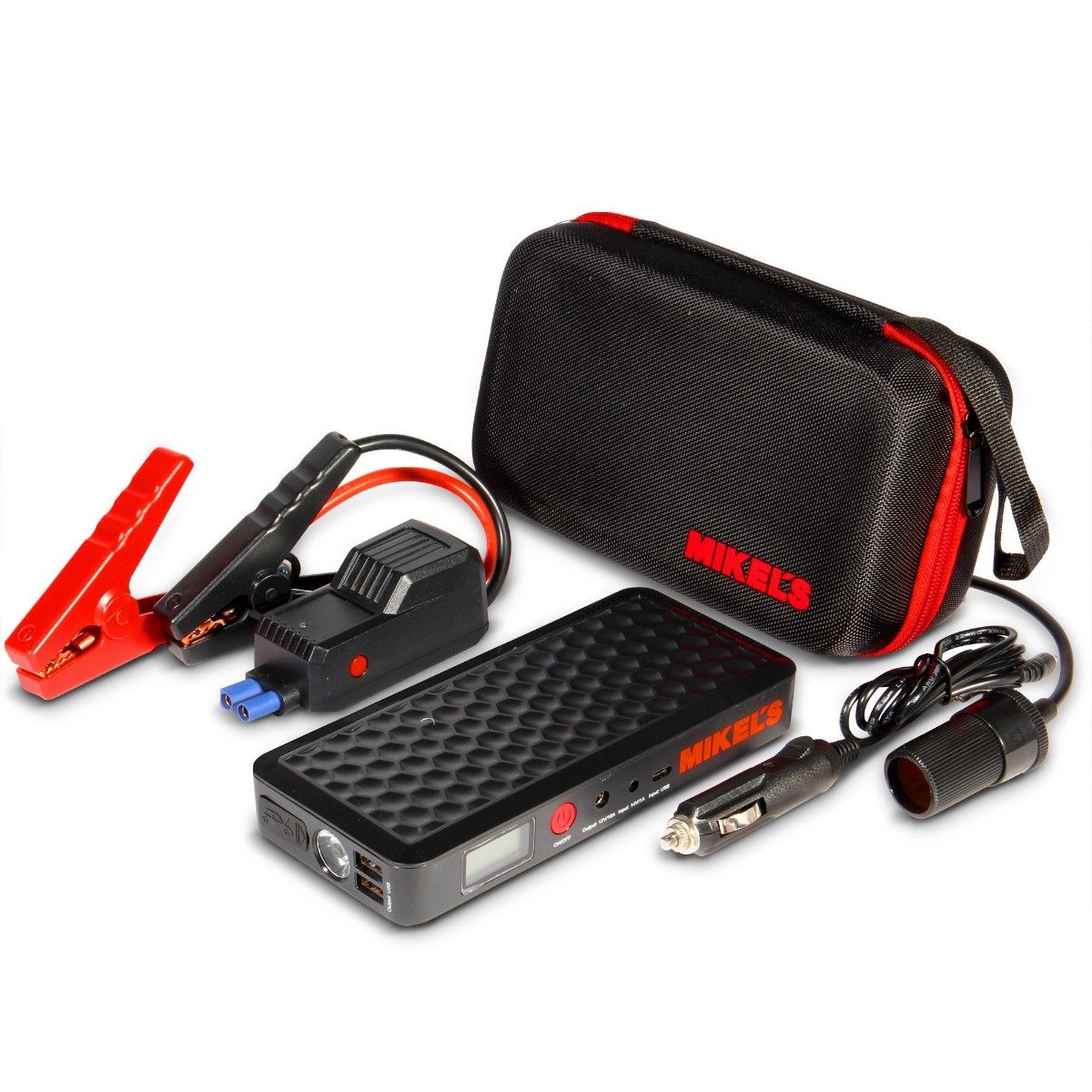 MIKELS MJS-12000 Arrancador de baterías jumper (12,000 mAh)