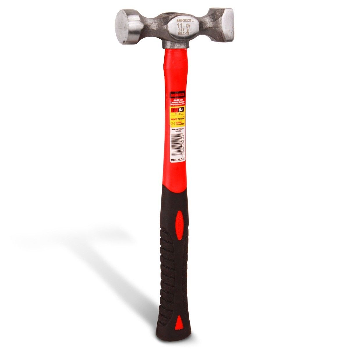 MIKELS MLC-11 Martillo para laminero cercador, mango de fibra de vidrio (11 oz)