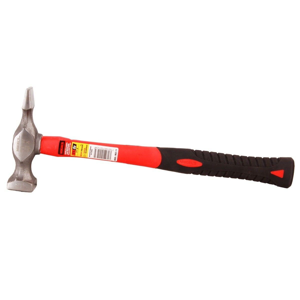 MIKELS MLT-11 Martillo para laminero para terminados, mango de fibra de vidrio (11 oz) - Imagen 2