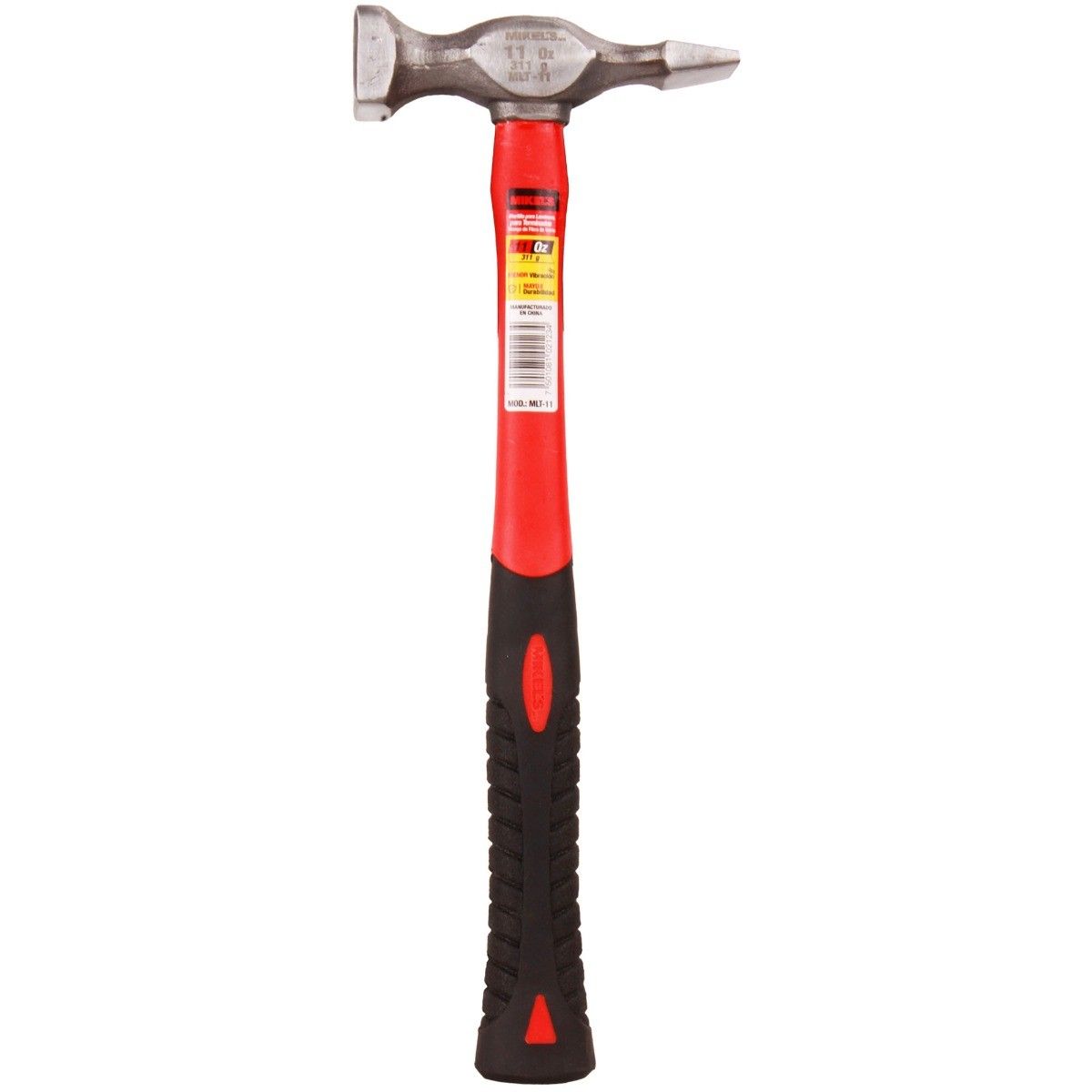 MIKELS MLT-11 Martillo para laminero para terminados, mango de fibra de vidrio (11 oz) - Imagen 3