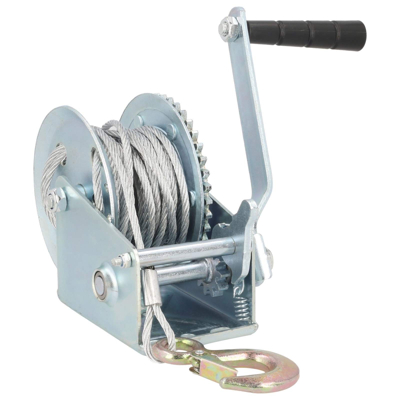 Malacate con manivela con cable 650 kg Surtek - Imagen 2