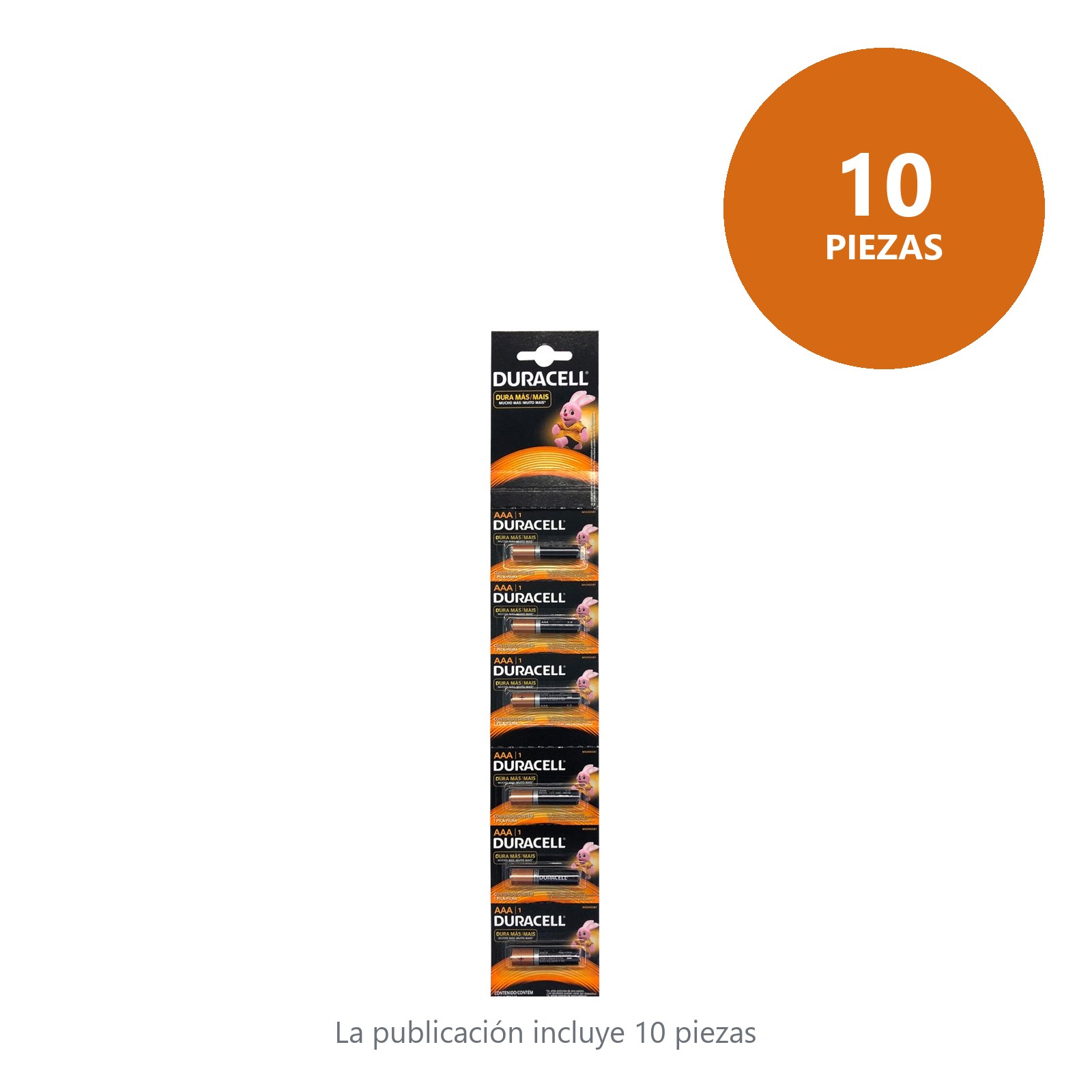 Tira de pilas alcalinas Duracell® "AAA", 6 piezas Surtek - Imagen 2