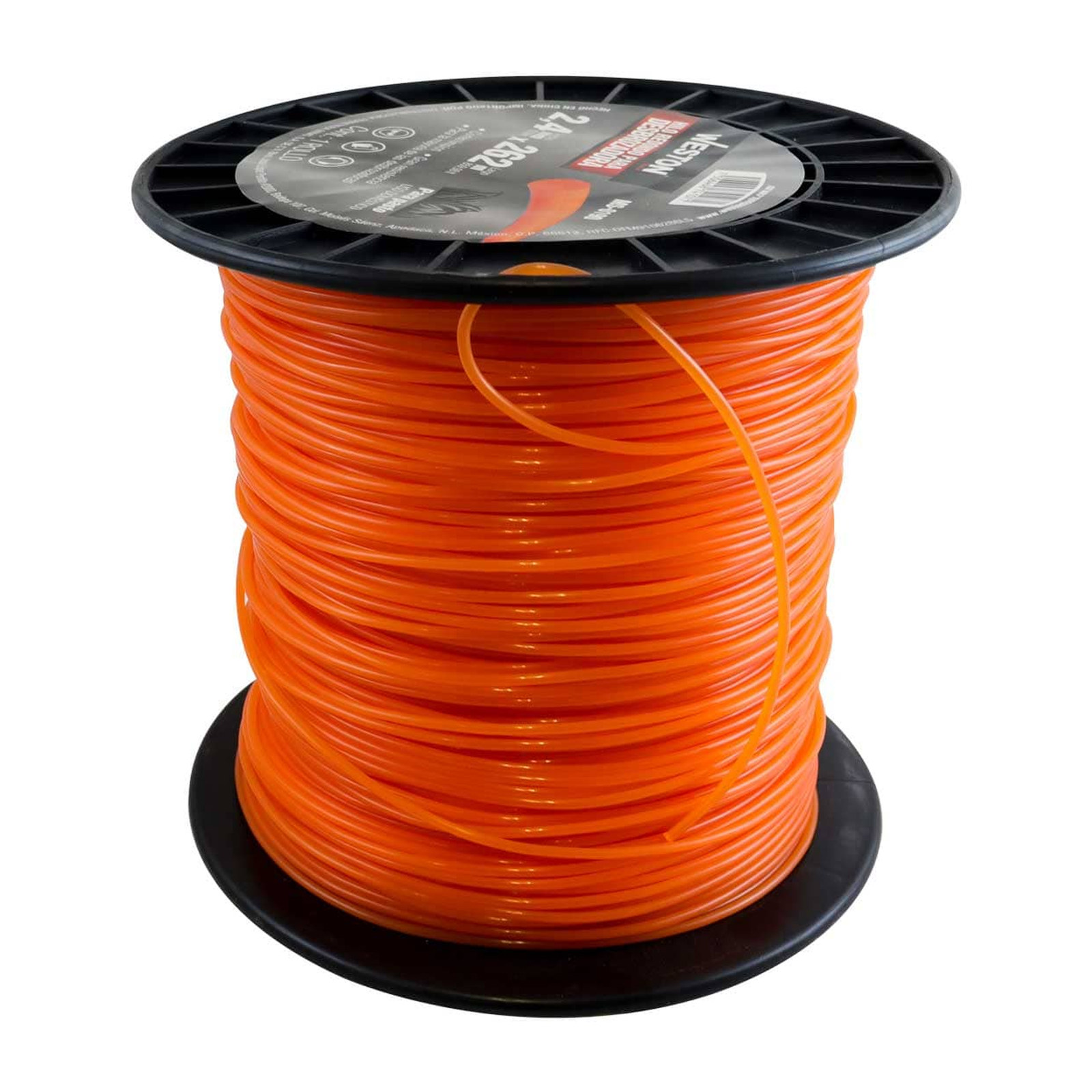 HILO REDONDO P/DESBROZADORA EN CARRETE 2.4mm X 262m - NARANJA - Imagen 3