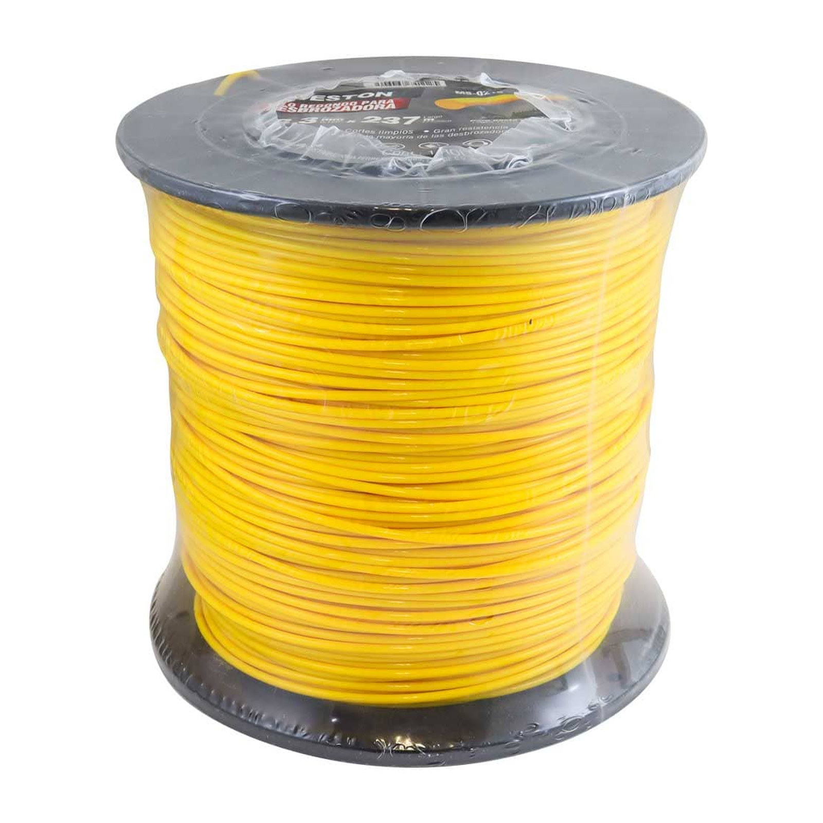 HILO REDONDO P/DESBROZADORA EN CARRETE 3.3mm X 237m - AMARILLO - Imagen 4