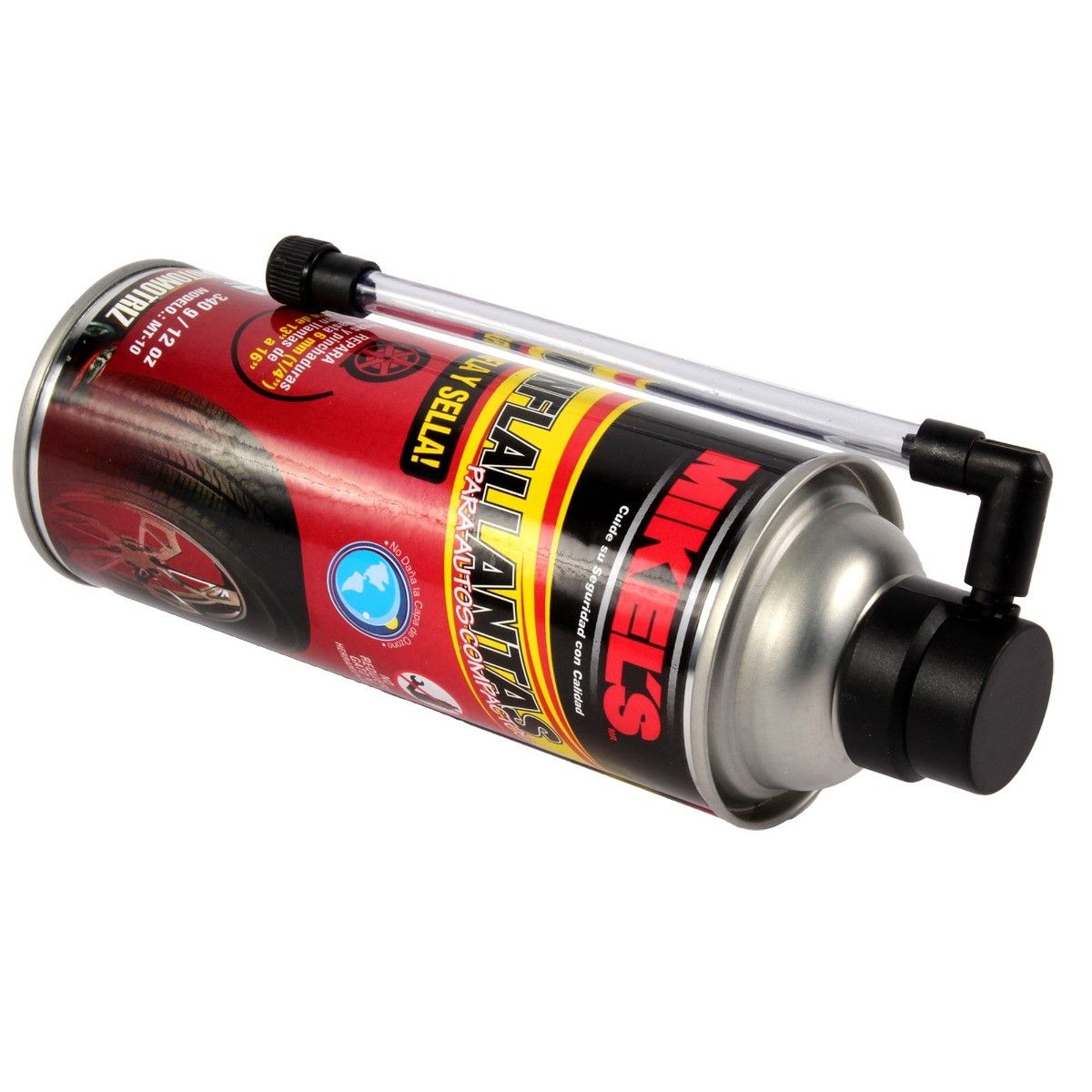 MIKELS MT-10 Inflallantas magic tire (340 grs, 12 oz) para autos compactos - Imagen 3