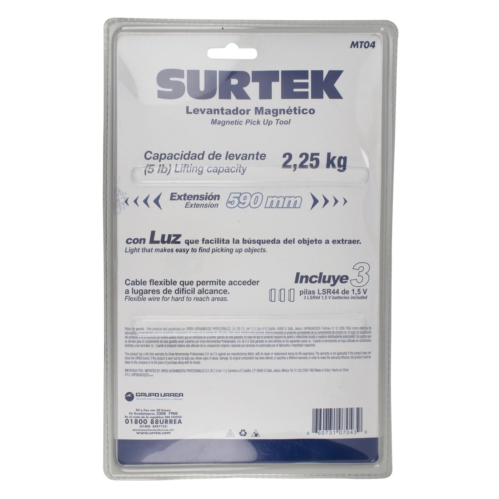Levantador magnético flexible con luz, 2 kg Surtek - Imagen 4