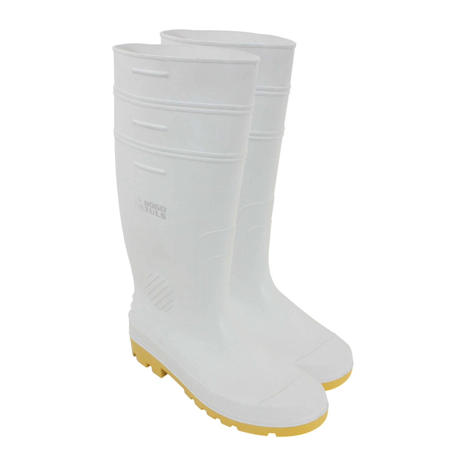 Bota Blanca Sanitaria PVC Talla 9 - Paquete 3 Piezas